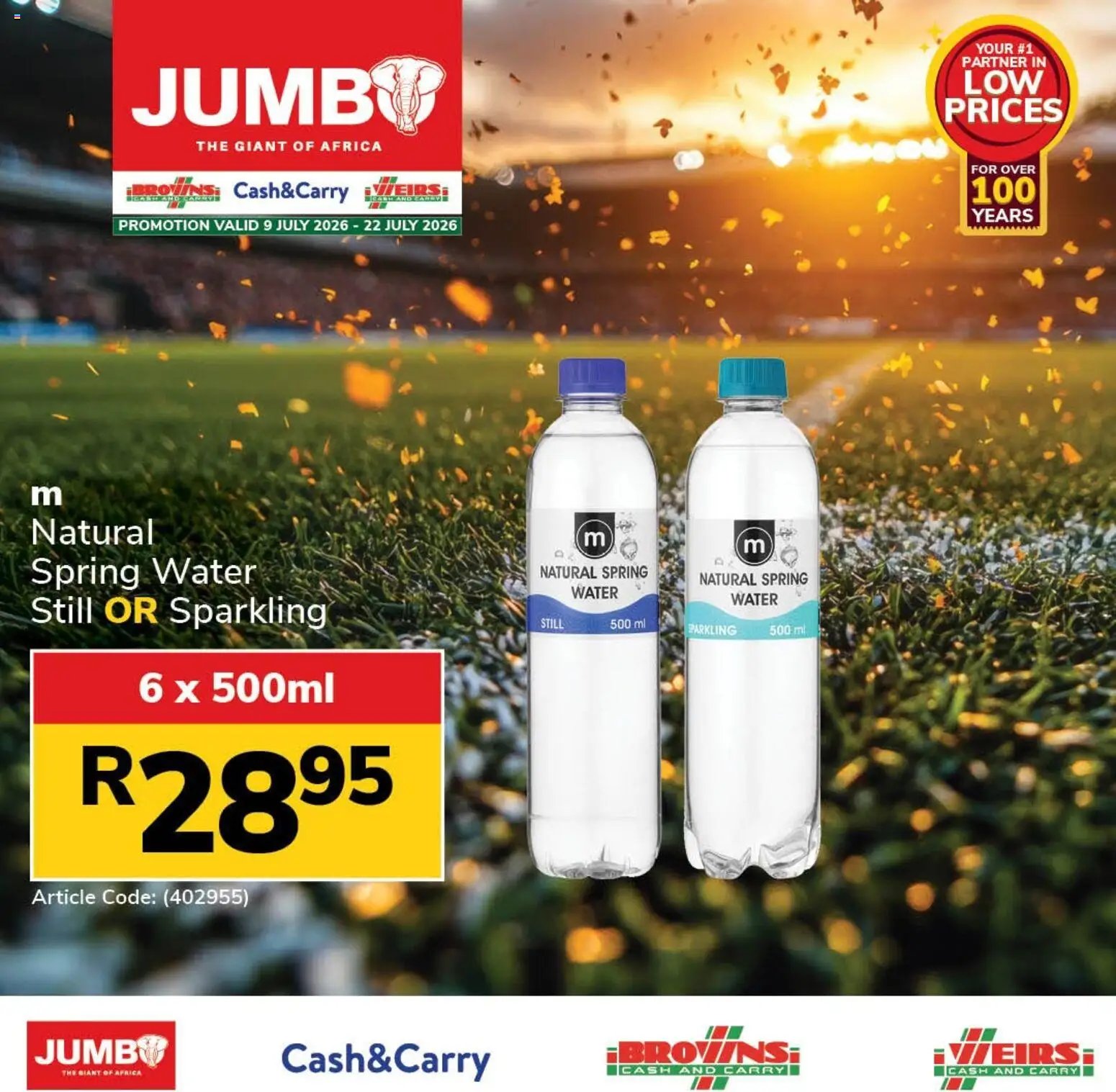 Jumbo Drinks & Snacks