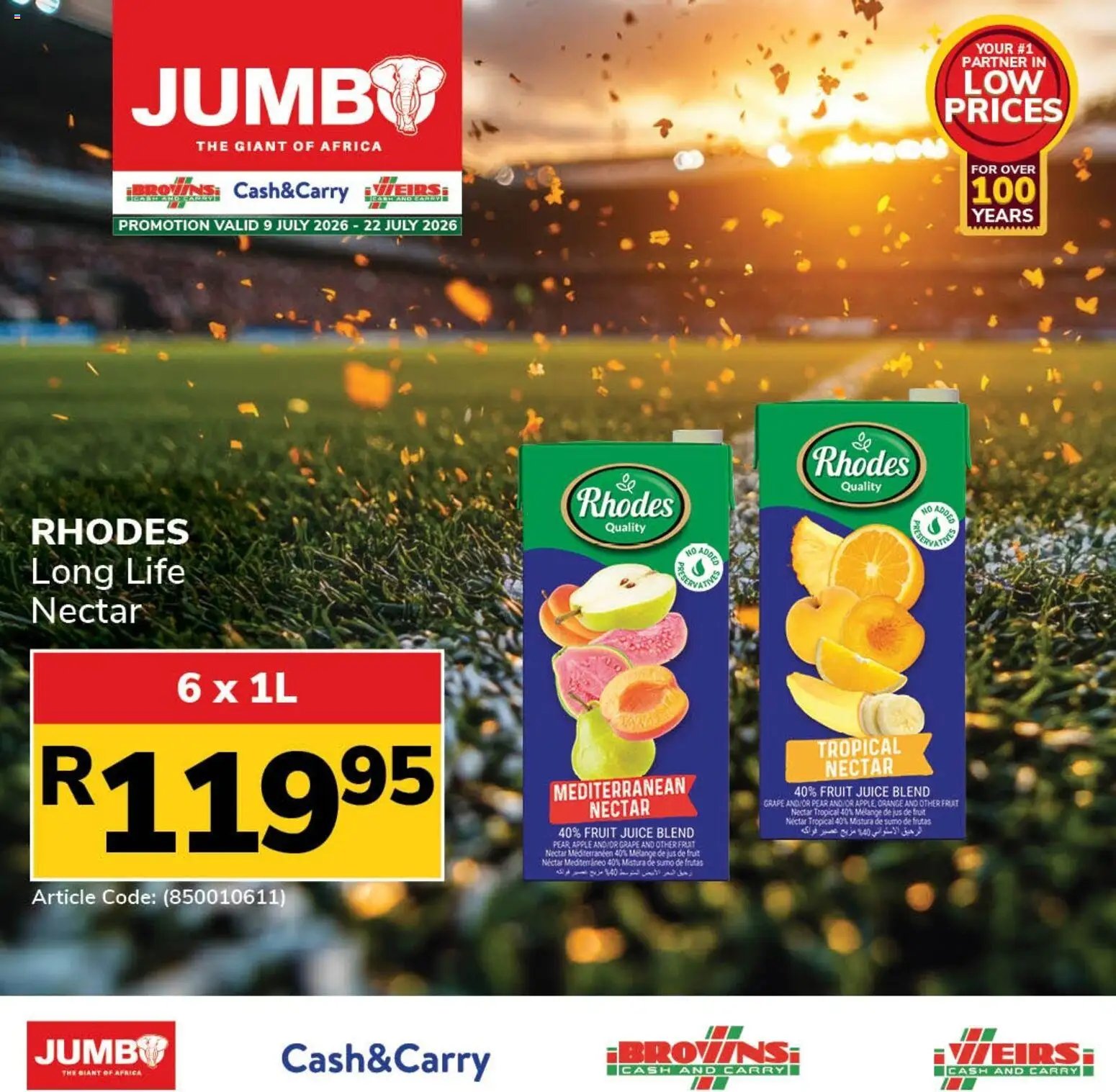 Jumbo Drinks & Snacks