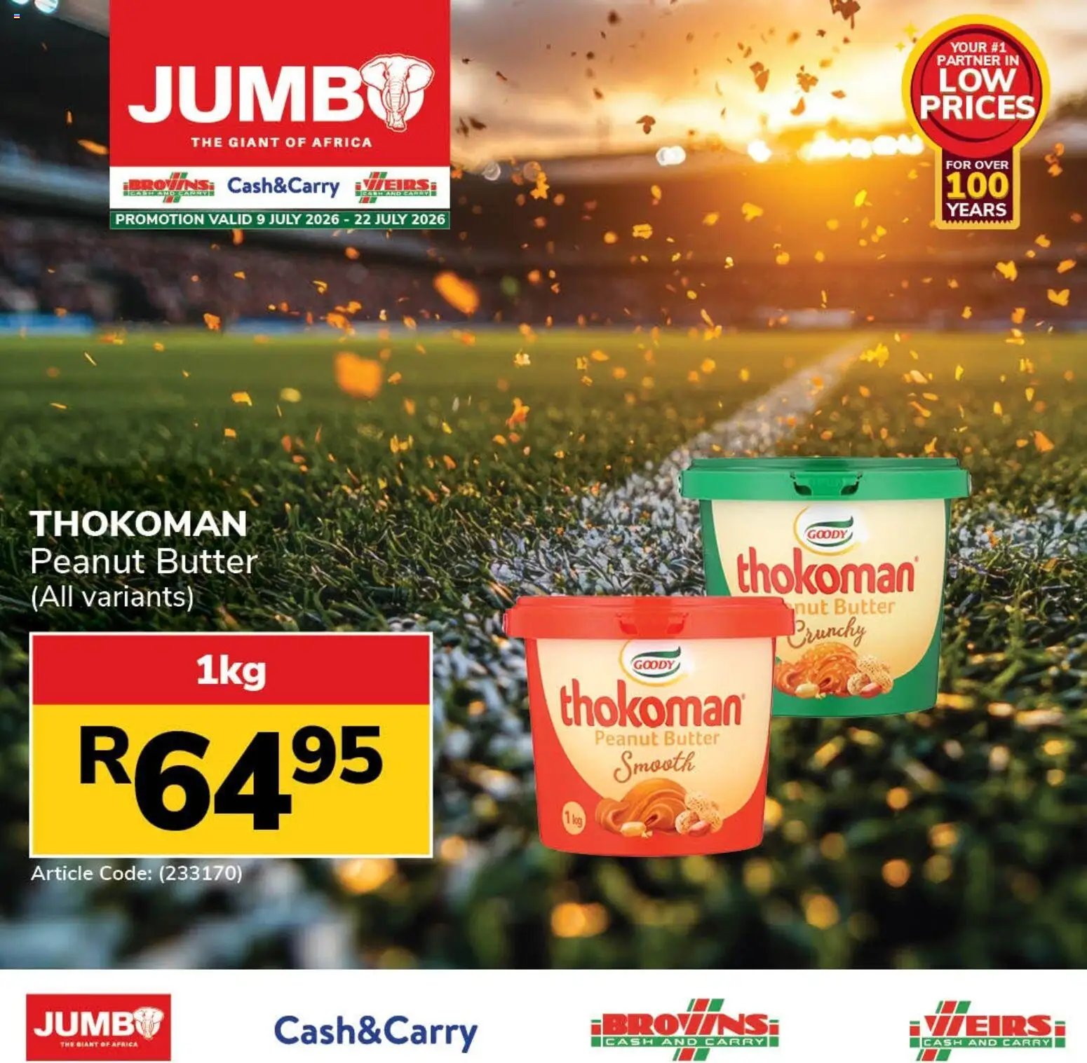 Jumbo Drinks & Snacks