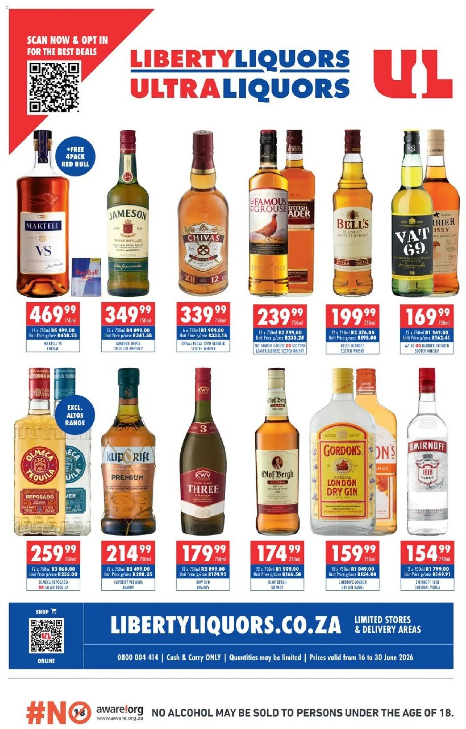 Ultra Liquors Liberty Liquors Specials