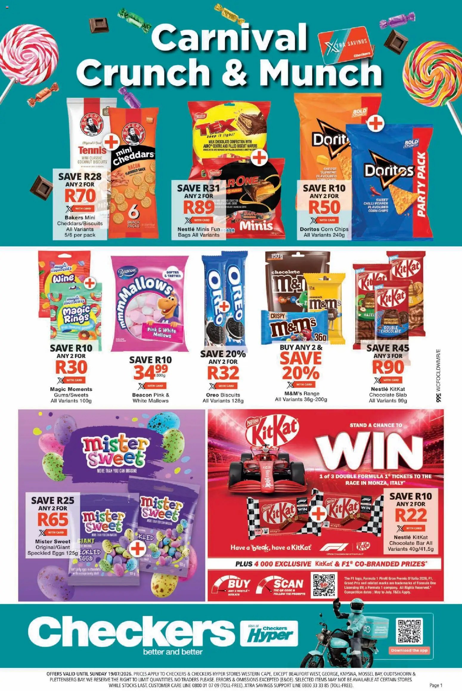 Checkers Western Cape - Sweets Carnival Promotion