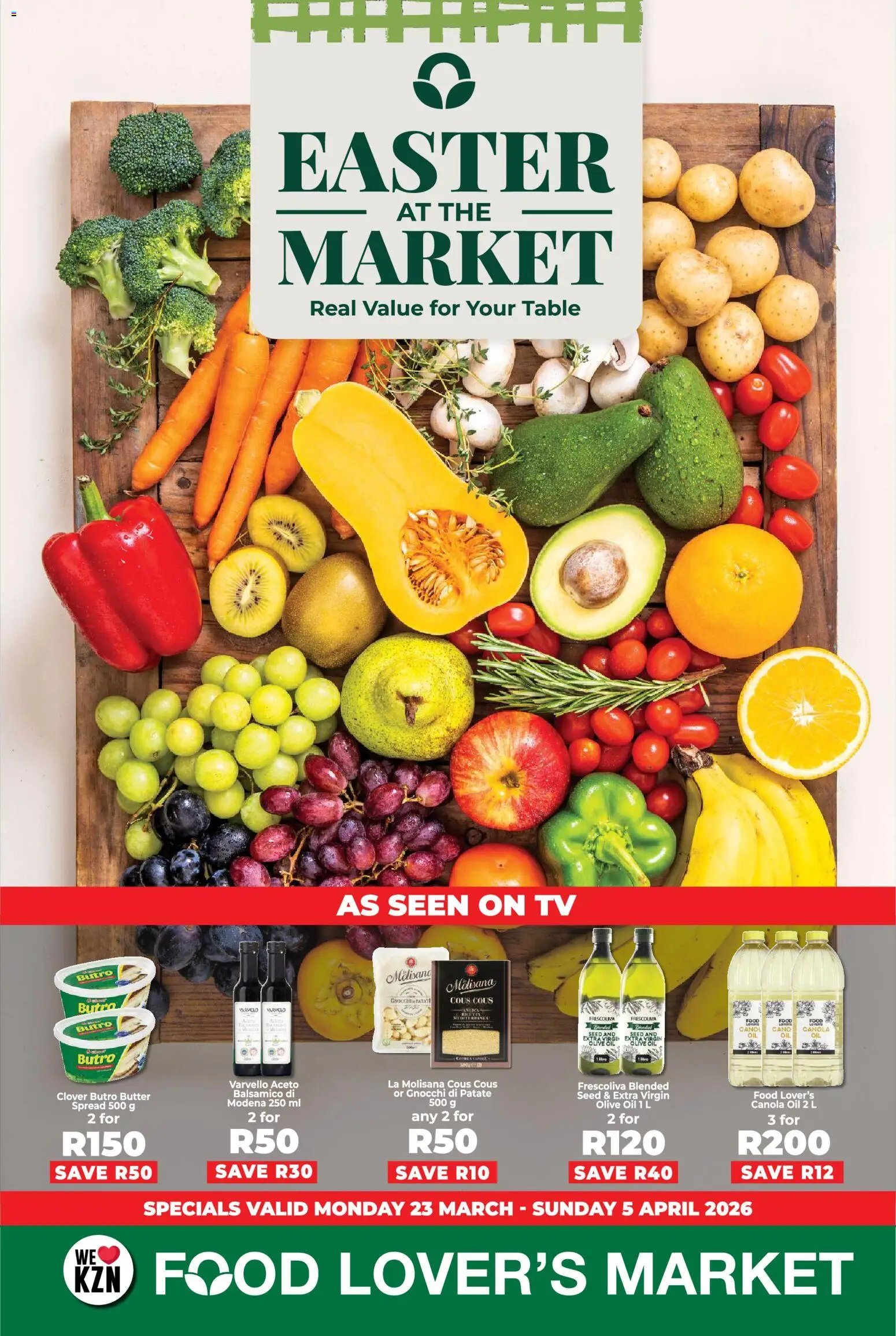 Food Lover's Market KwaZulu-Natal - Easter at the Market (2026-03-23 - 2026-04-05) | 1