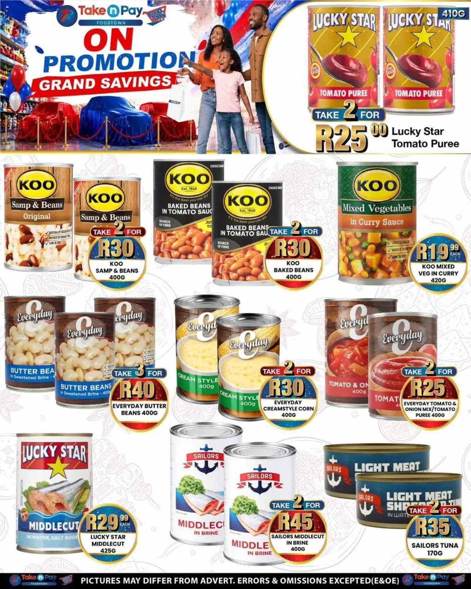 Take n Pay Specials
