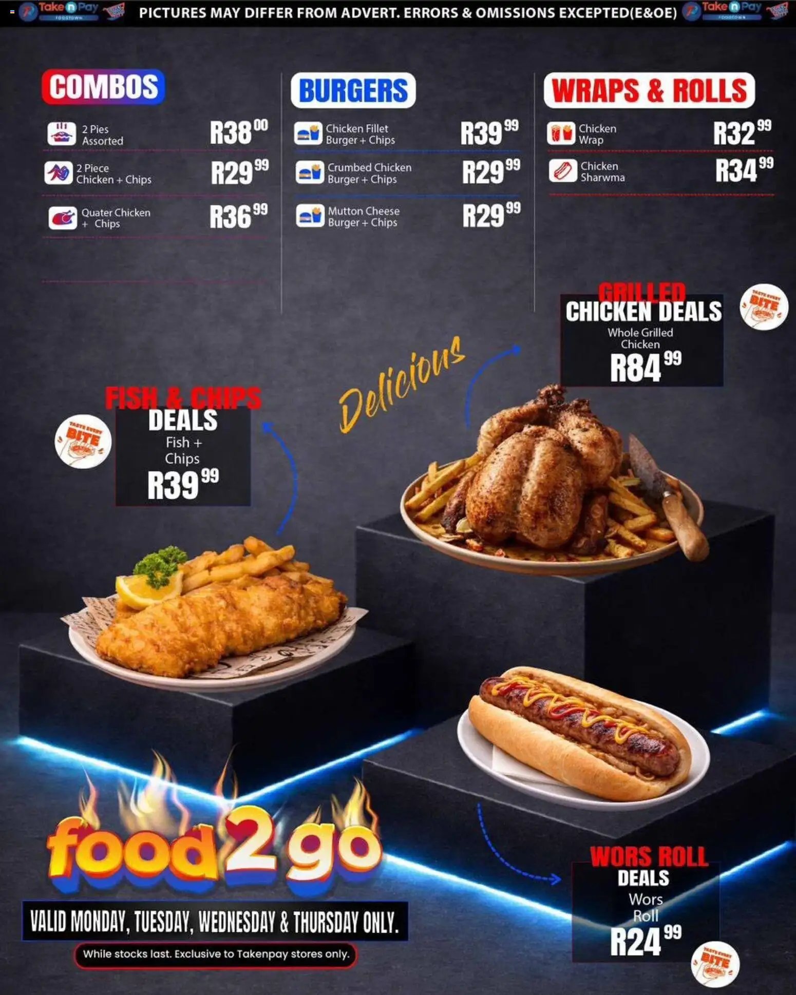 Take n Pay Specials