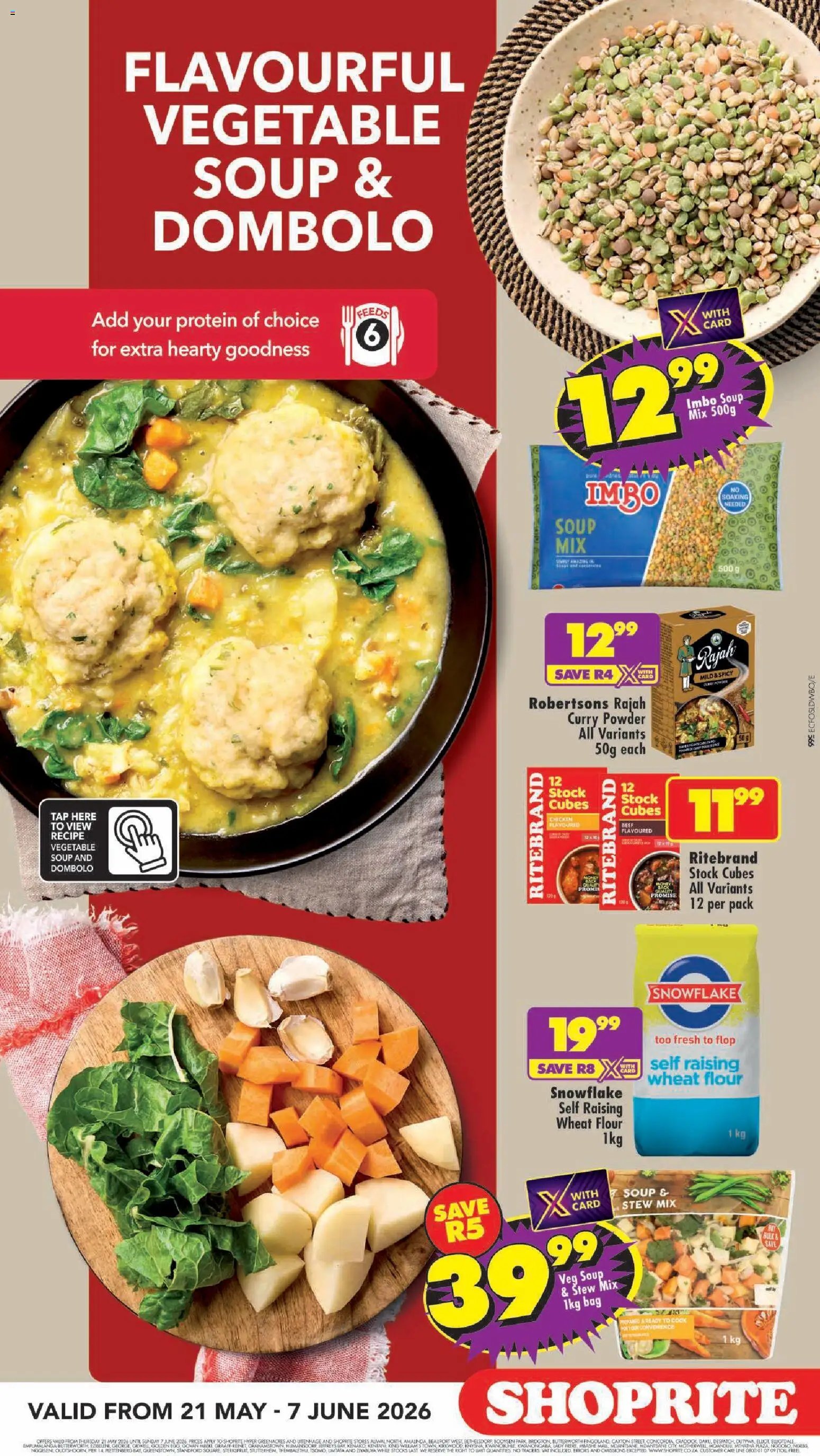 Shoprite - Eastern Cape - Affordable Winter Meals