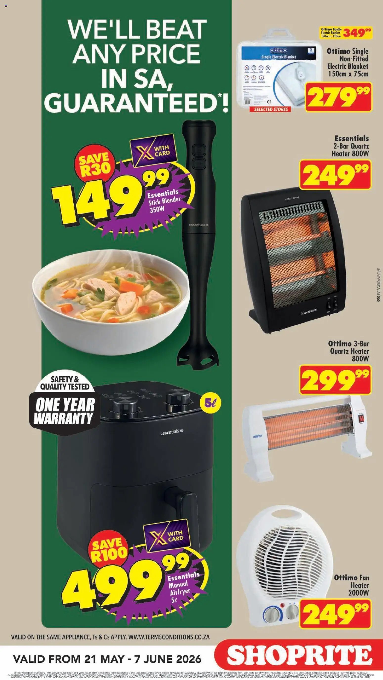 Shoprite - Eastern Cape - Affordable Winter Meals