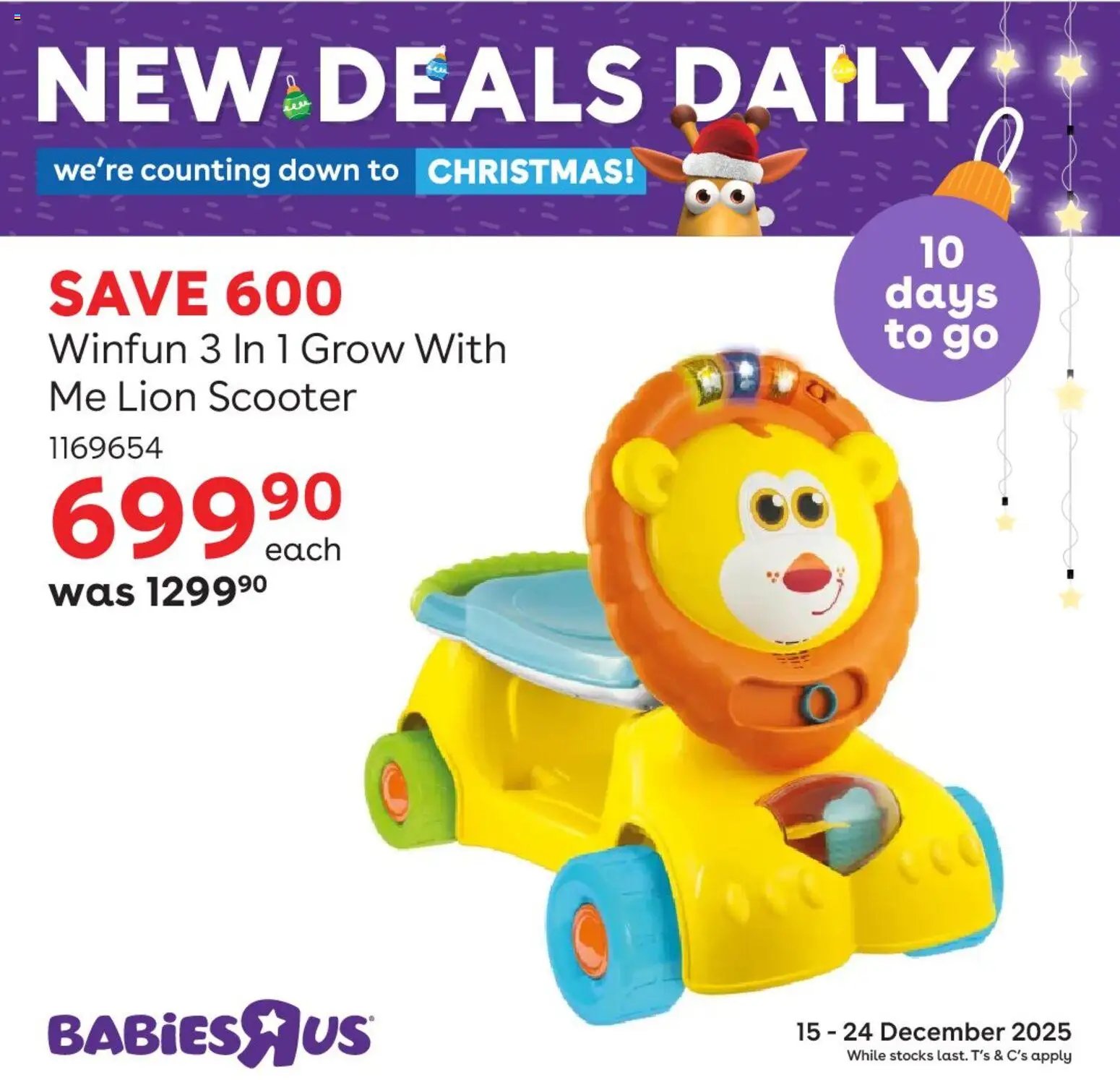 Babies R Us Day 10 of Christmas Deals  (2025-12-15 - 2025-12-24) | 2