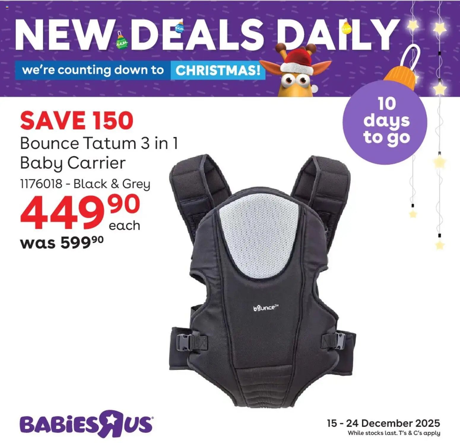 Babies R Us Day 10 of Christmas Deals  (2025-12-15 - 2025-12-24) | 7