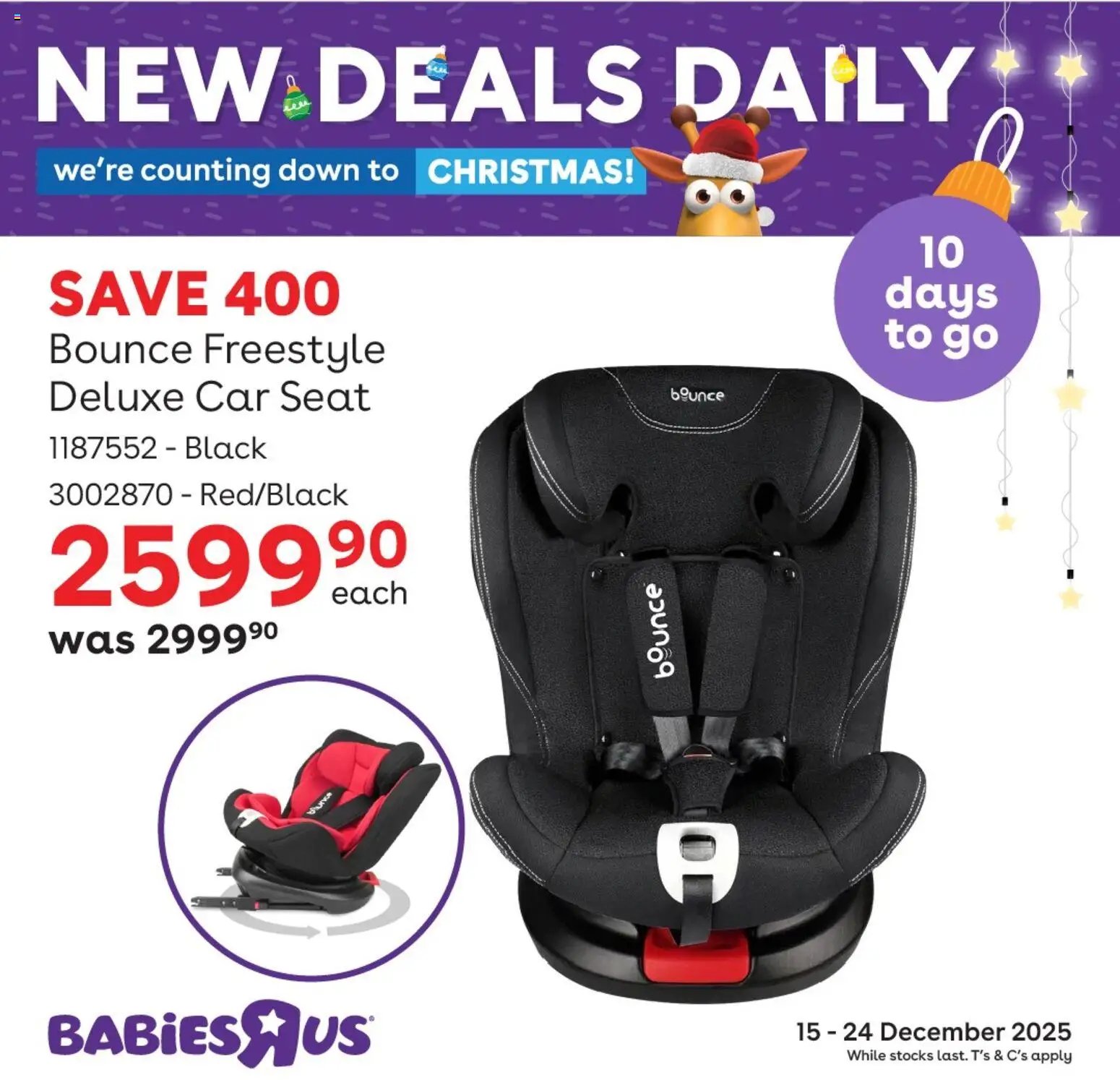 Babies R Us Day 10 of Christmas Deals  (2025-12-15 - 2025-12-24) | 10