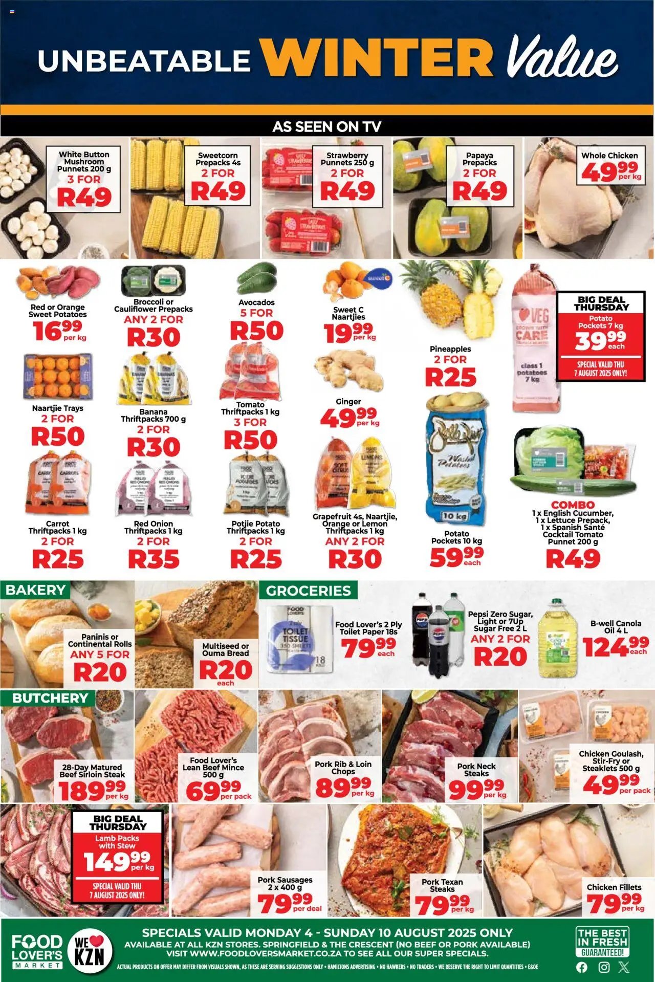 Food Lover's Market KwaZulu-Natal - Weekly Specials (2025-08-04 - 2025-08-10) | 1