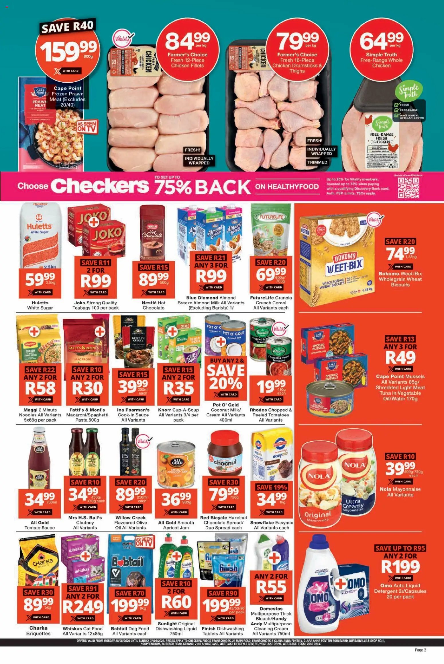 Checkers - Western Cape - Foods May Month-End Promotion