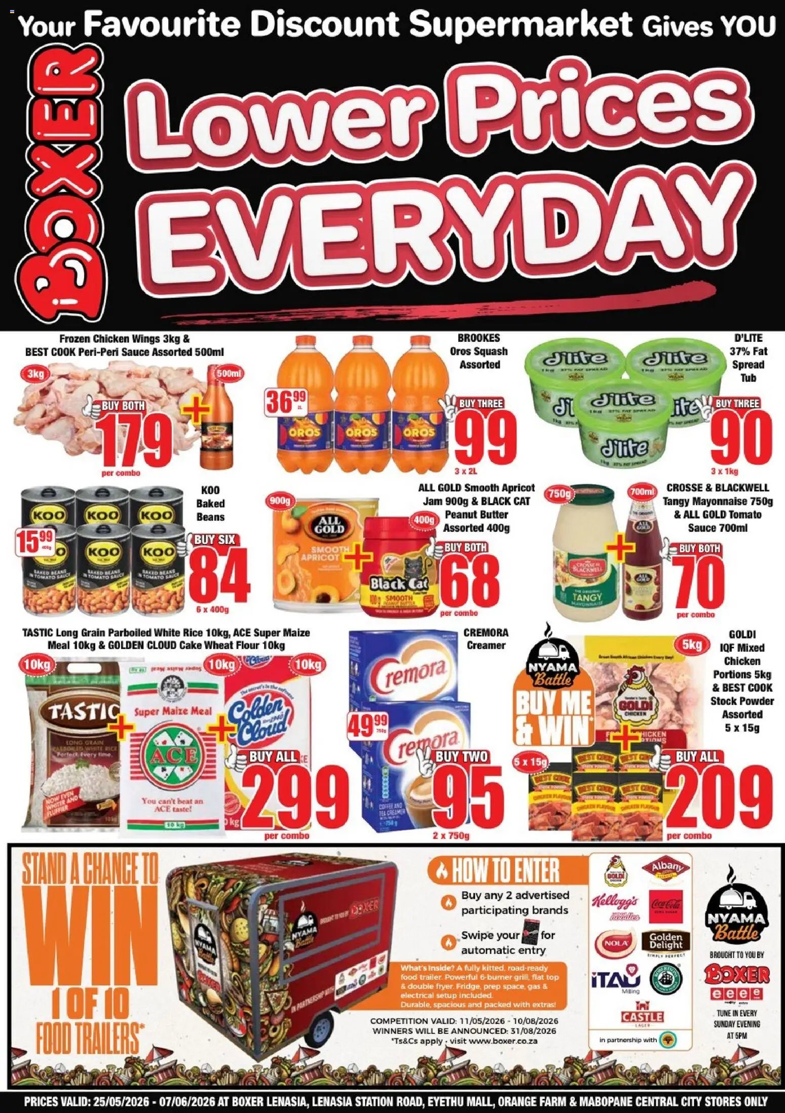 Boxer Gauteng Selected Stores - Specials