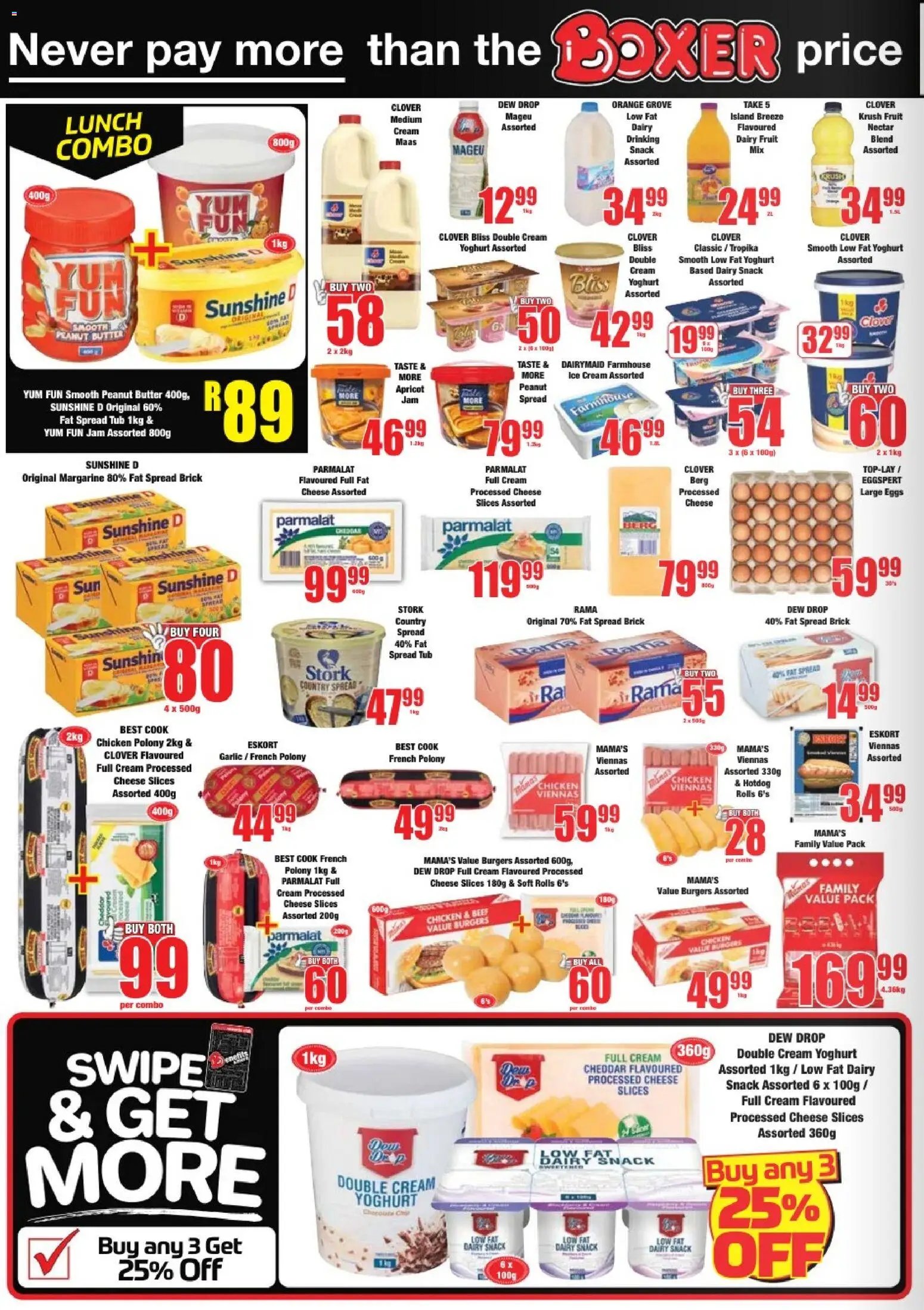 Boxer Gauteng Selected Stores - Specials