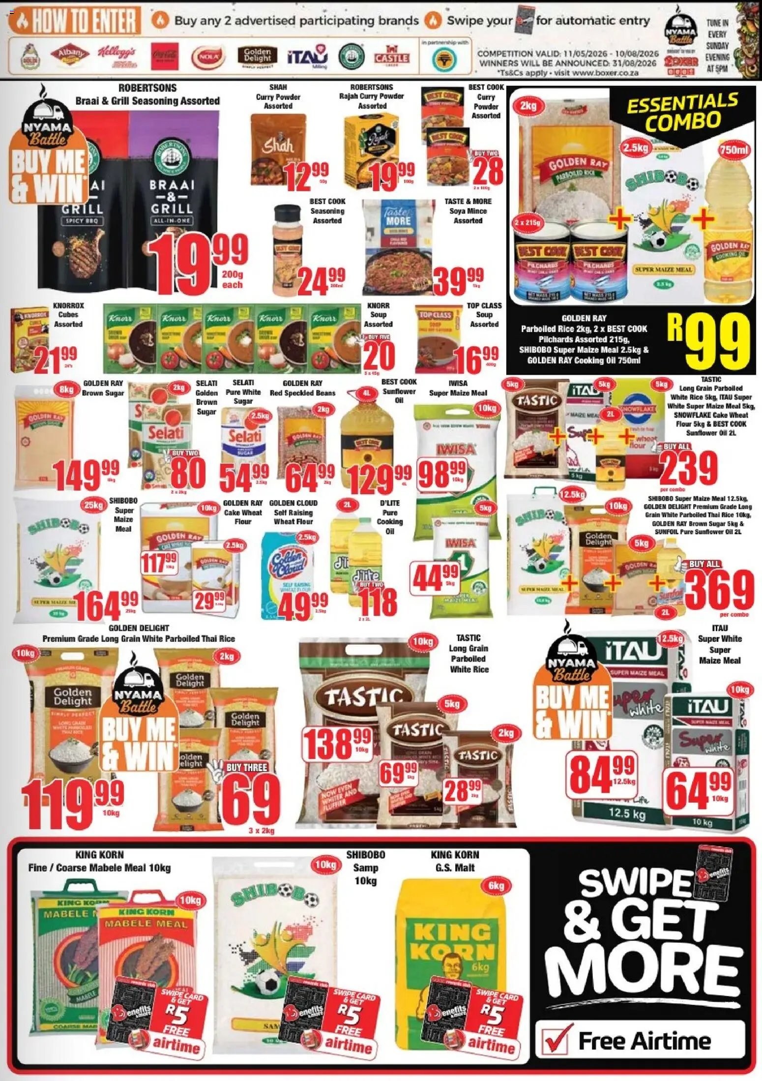 Boxer Gauteng Selected Stores - Specials