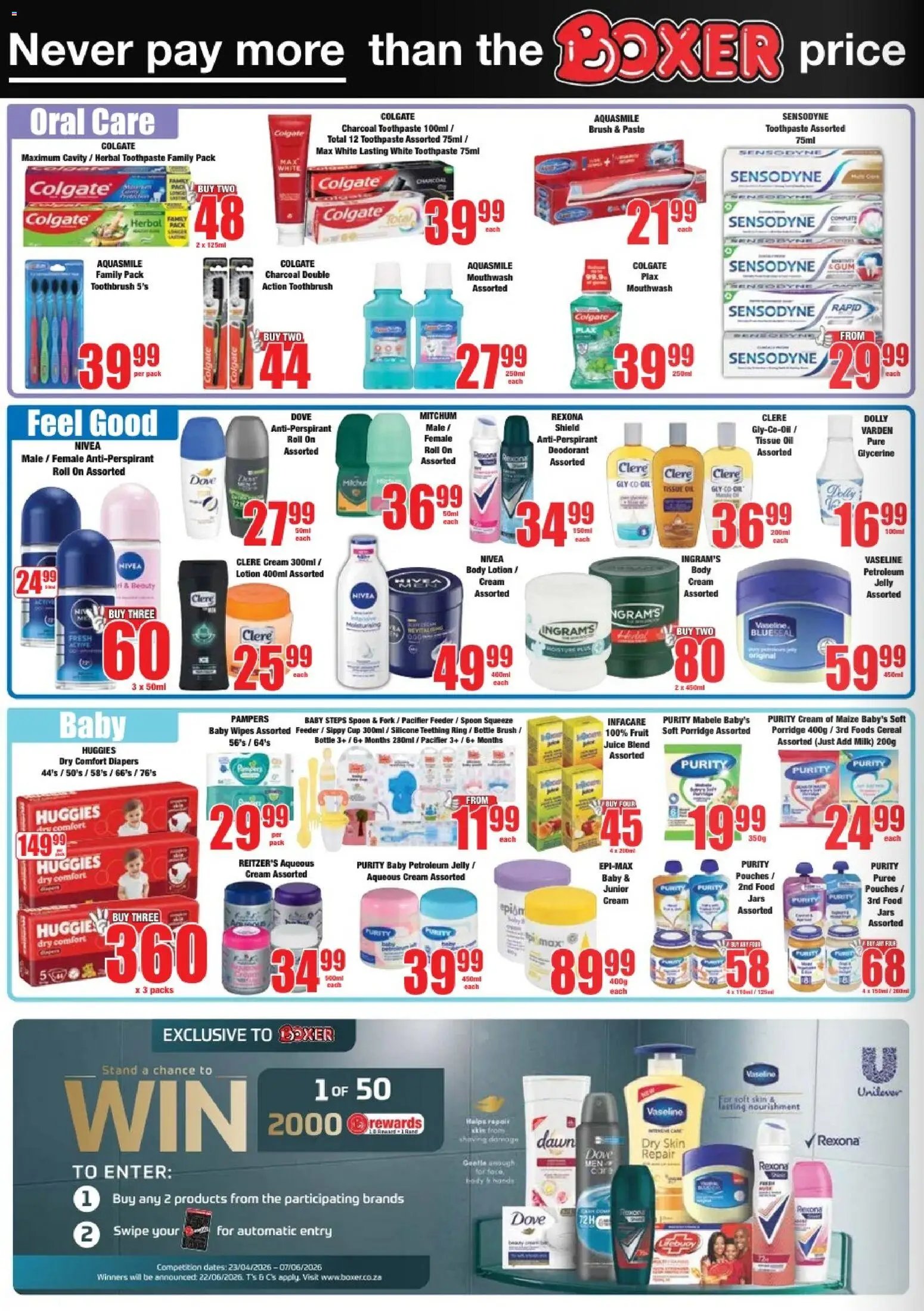 Boxer Gauteng Selected Stores - Specials