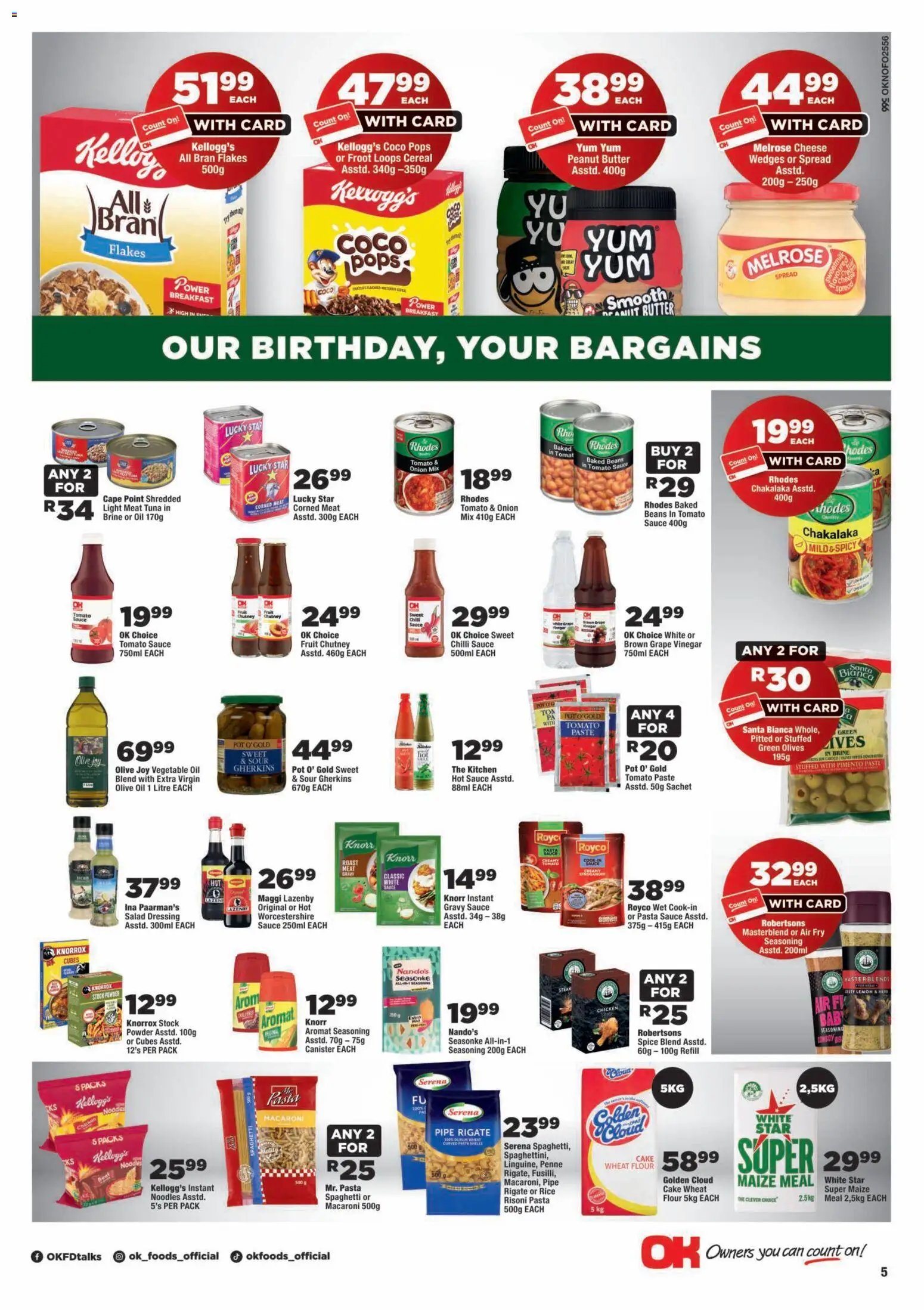 OK Foods - Gauteng - Specials