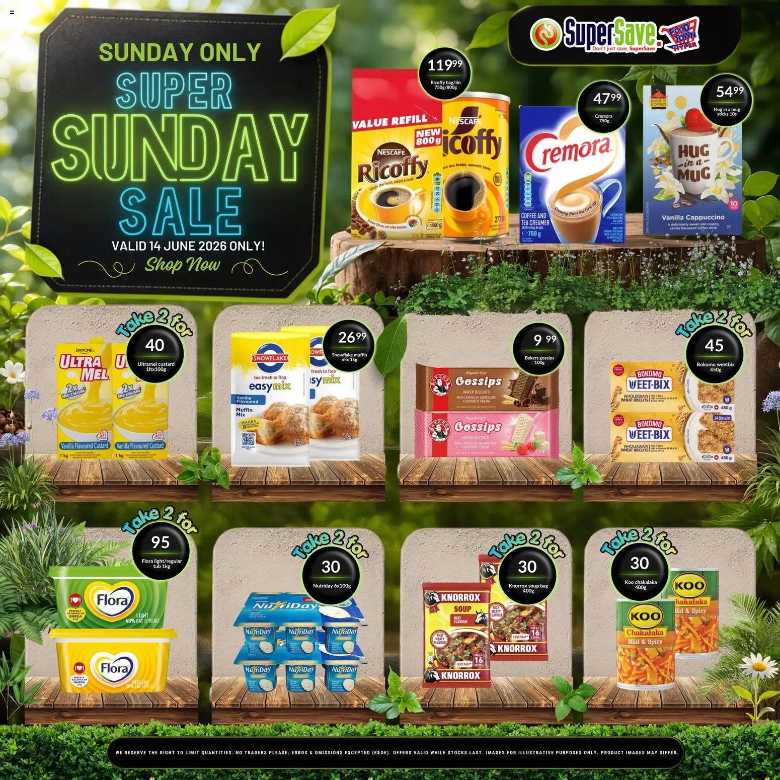 Super Save Sunday Savings