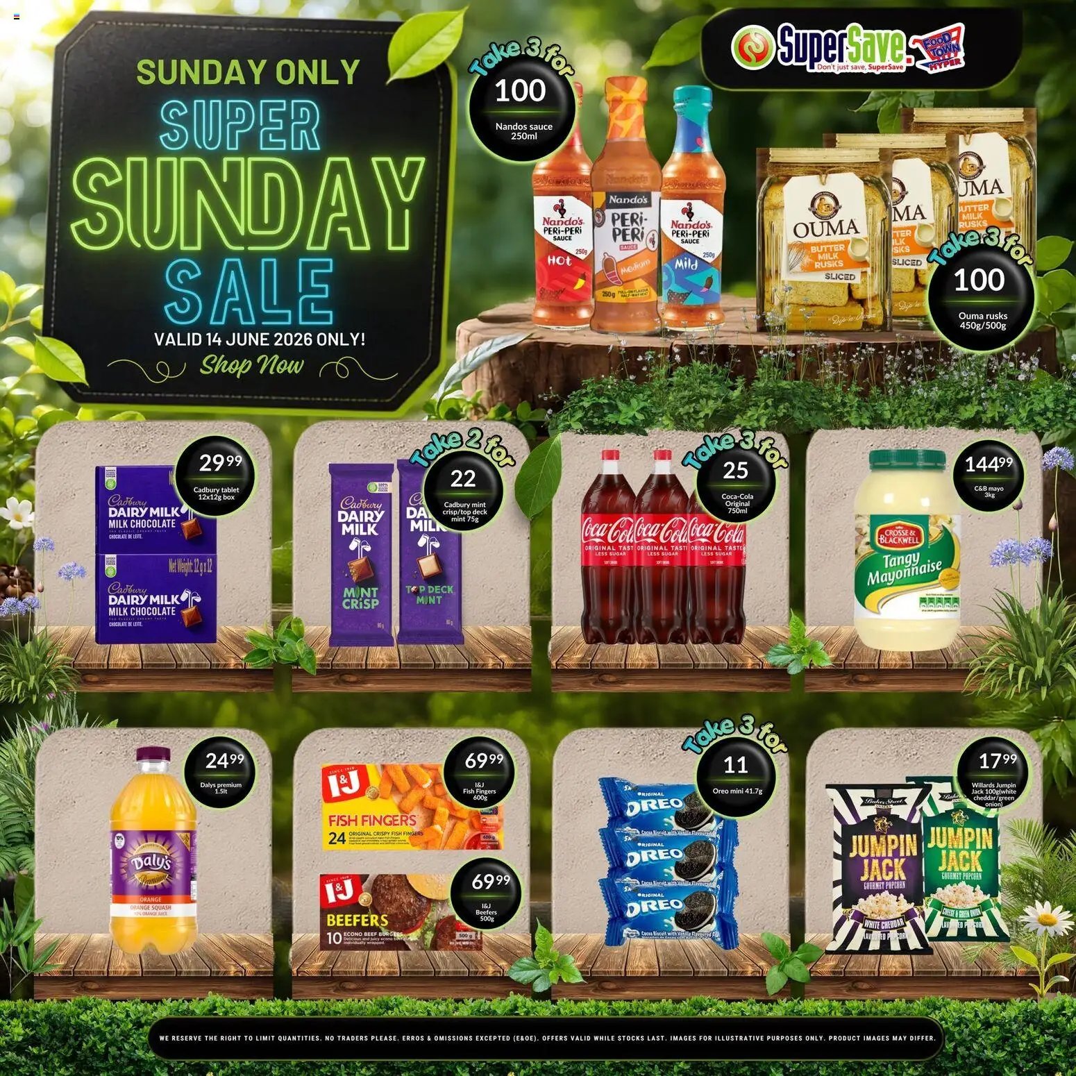 Super Save Sunday Savings