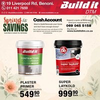 Build It Gauteng - Spring Savings Deals