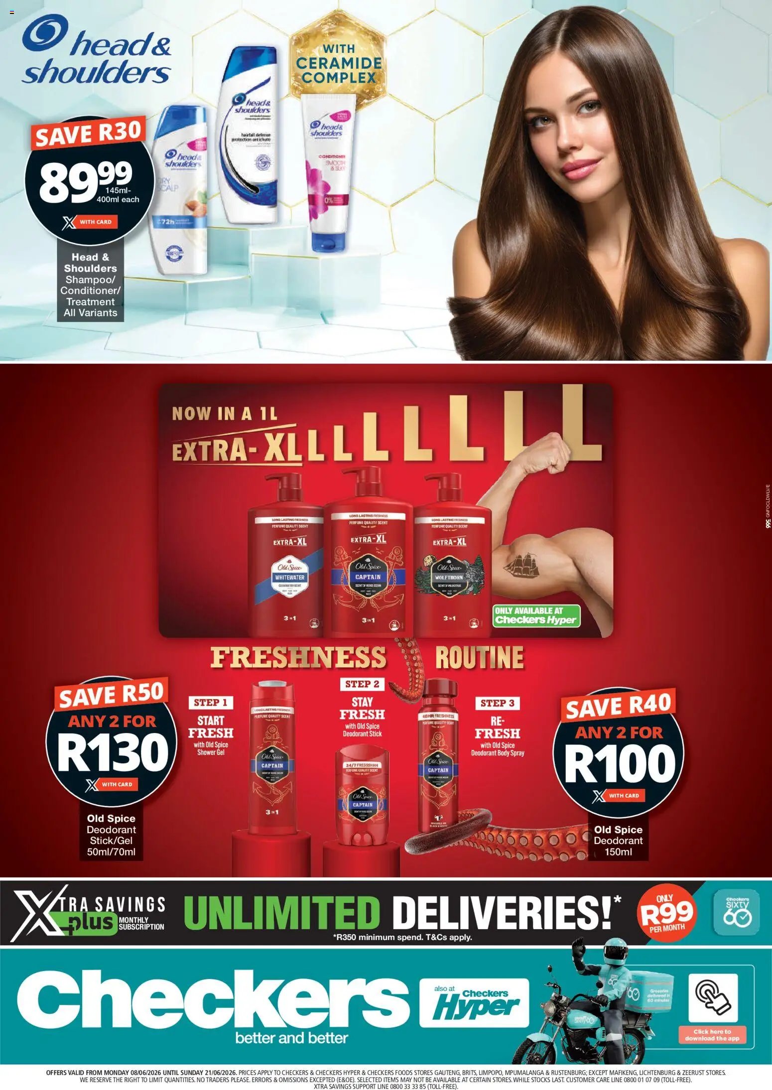 Checkers - Gauteng - Personal Care Promotion