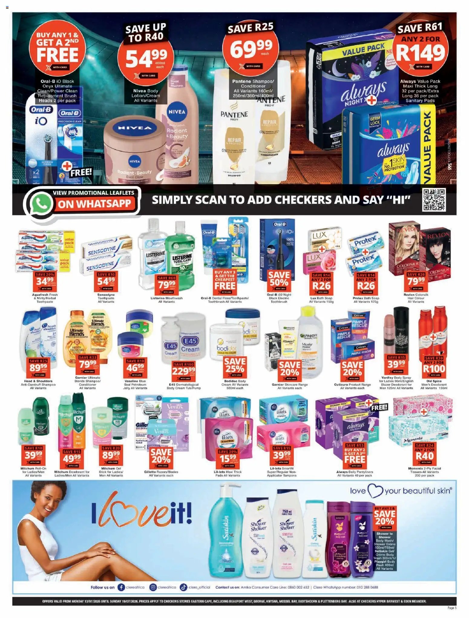 Checkers - Eastern Cape - XXL Savings Promotion Week