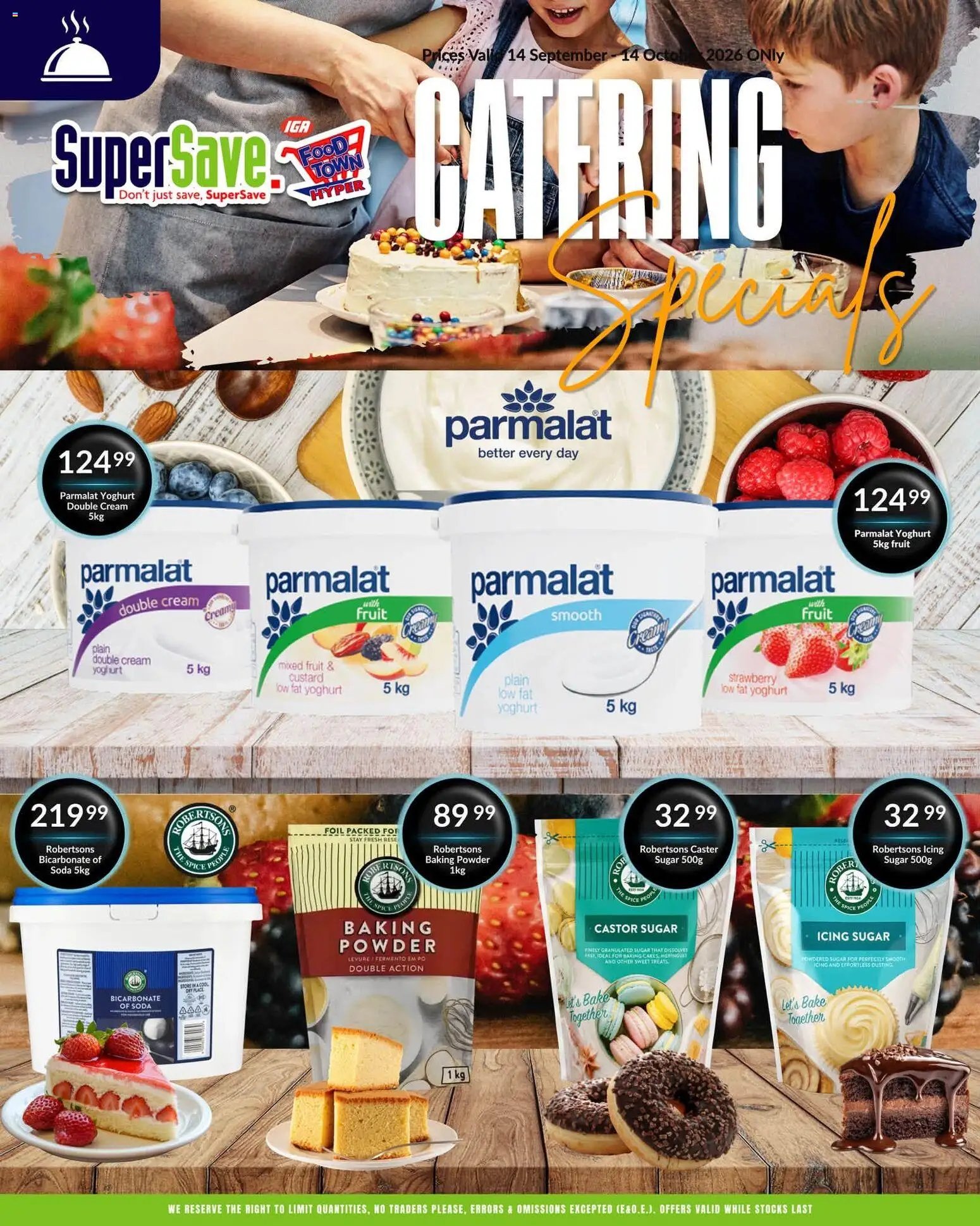 Super Save Catering Specials