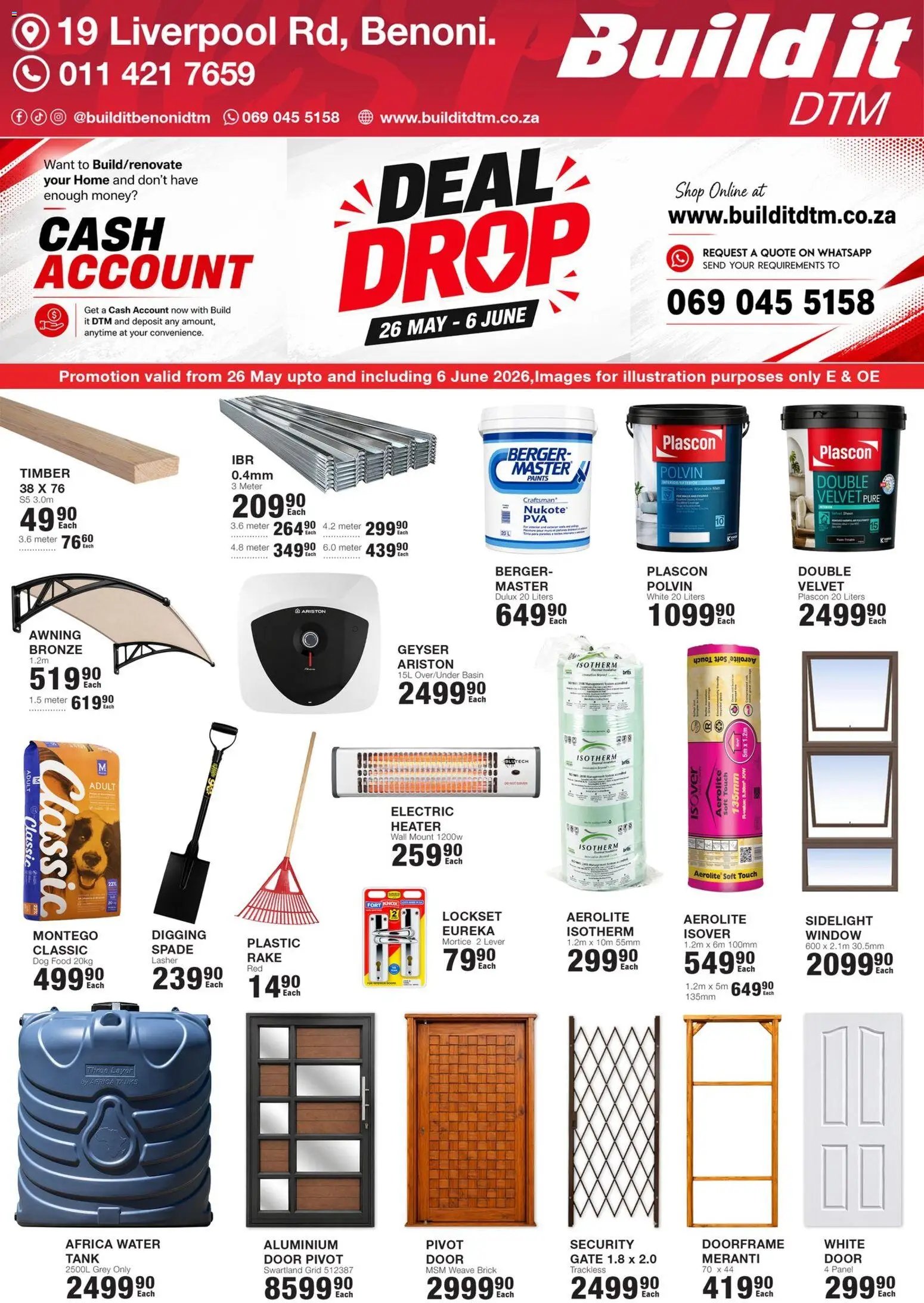 Build It Gauteng - Deal Drop
