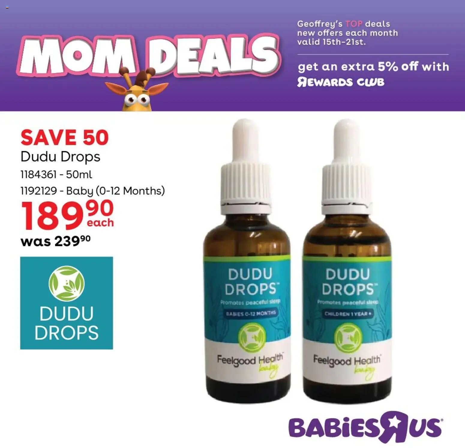 Babies R Us Mom Deals (2025-11-15 - 2025-11-21) | 5