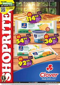 Shoprite - Northern Cape - Clover Cheese Savings