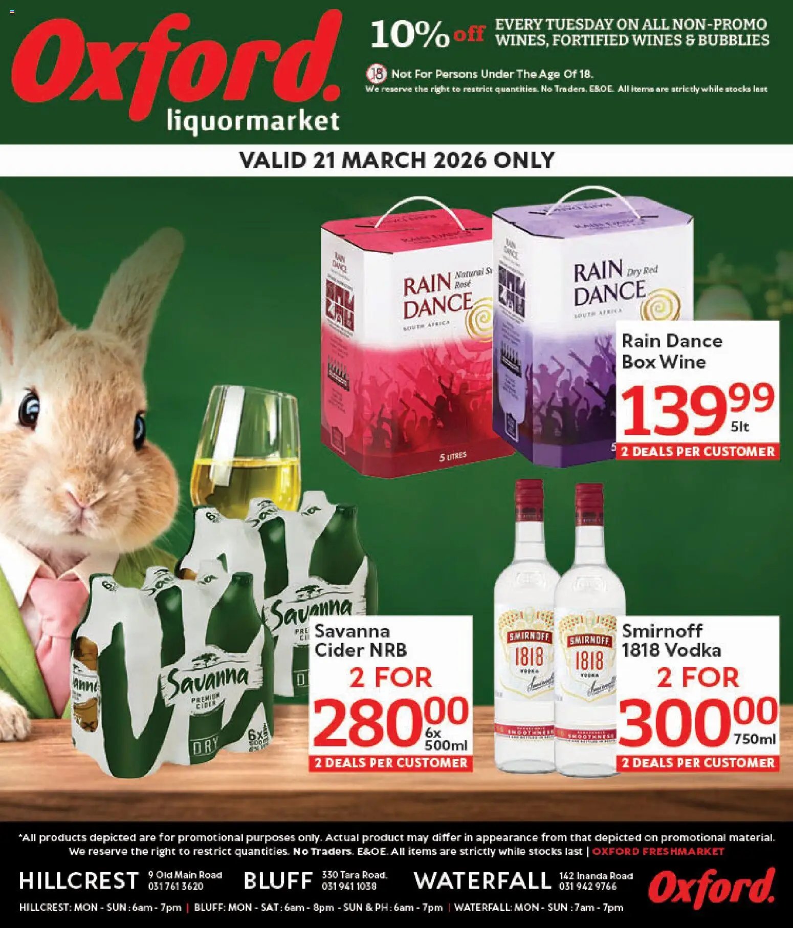 Oxford Freshmarket Price Drop (2026-03-21 - 2026-03-21) | 9