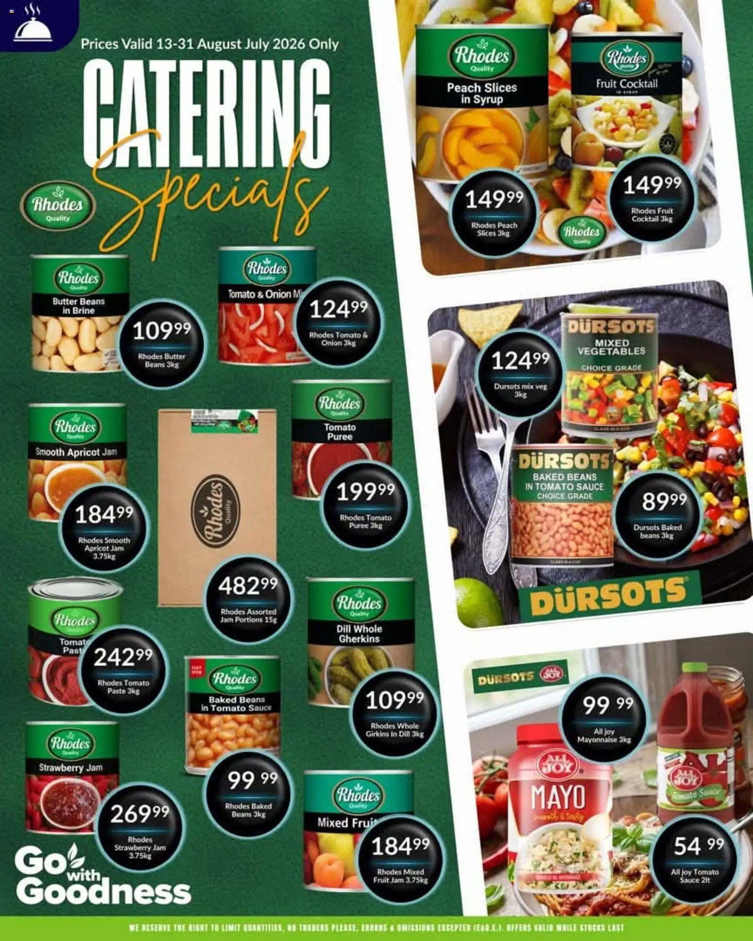 Super Save Catering Specials