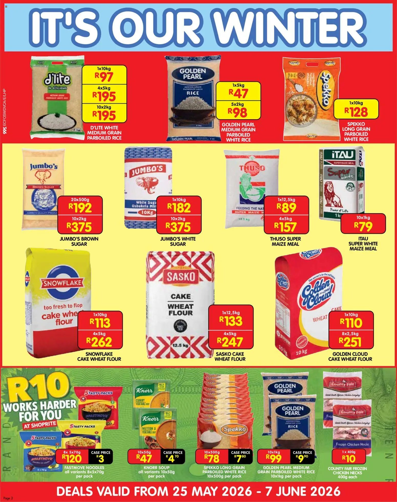 Shoprite Eastern Cape - Cash & Carry Winter Deals Idutywa, King WIlliam's Town & Thembani