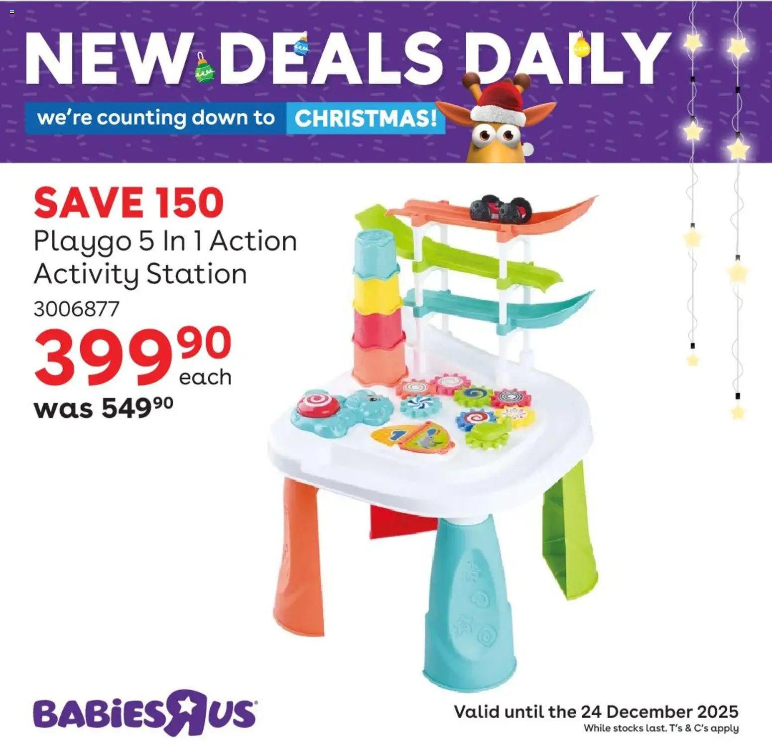 Babies R Us Day 5 of Christmas Deals (2025-12-20 - 2025-12-24) | 5
