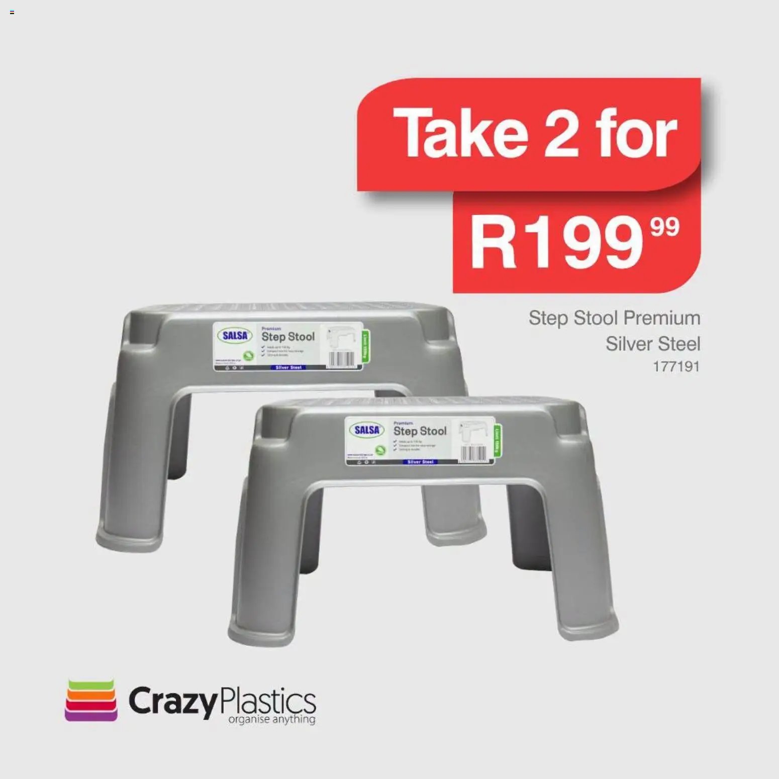 Crazy Plastics Step stool