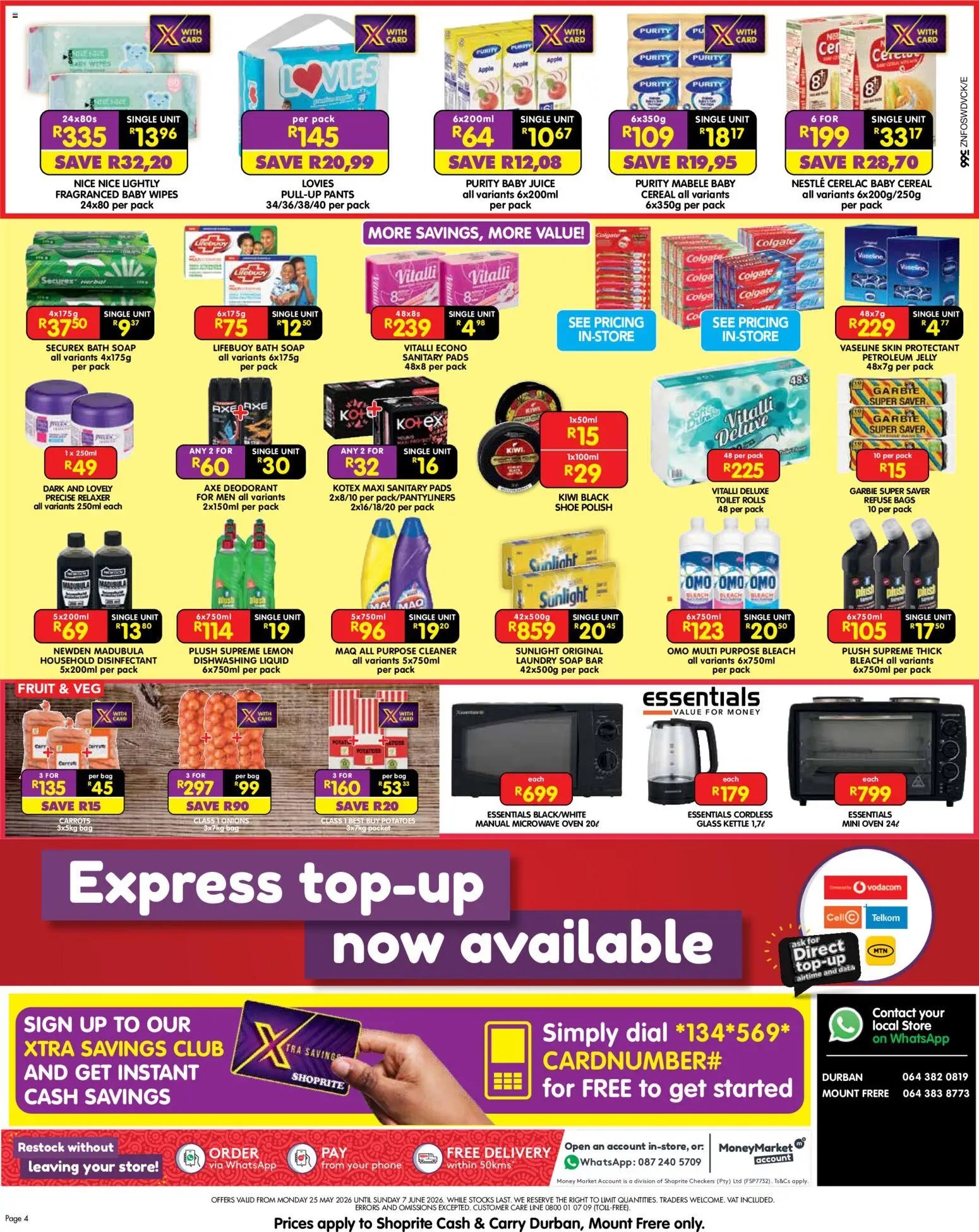 Shoprite KwaZulu-Natal - Cash & Carry Winter Deals Durban & Mount Frere