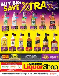 Shoprite - Wholesale LiquorShop Savings Selected Stores