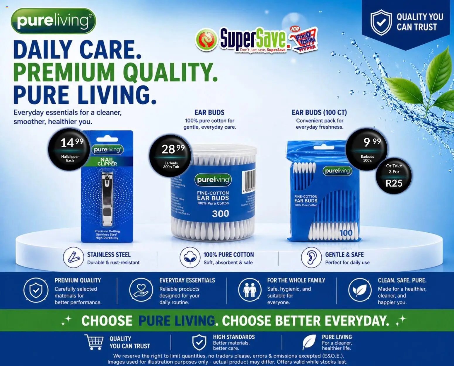 Super Save Pure Living daily care