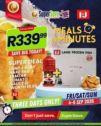 Super Save Meals in minutes