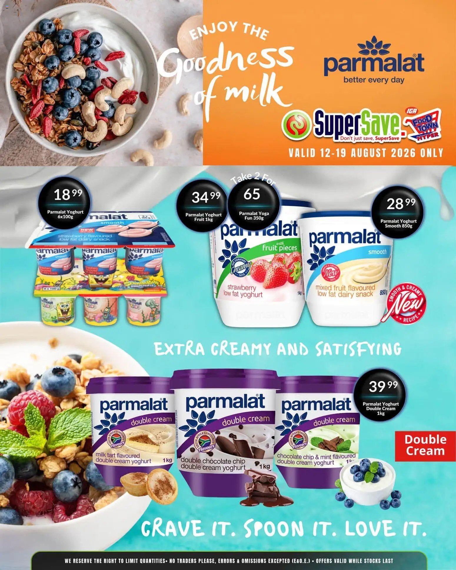 Super Save Goodness of milk