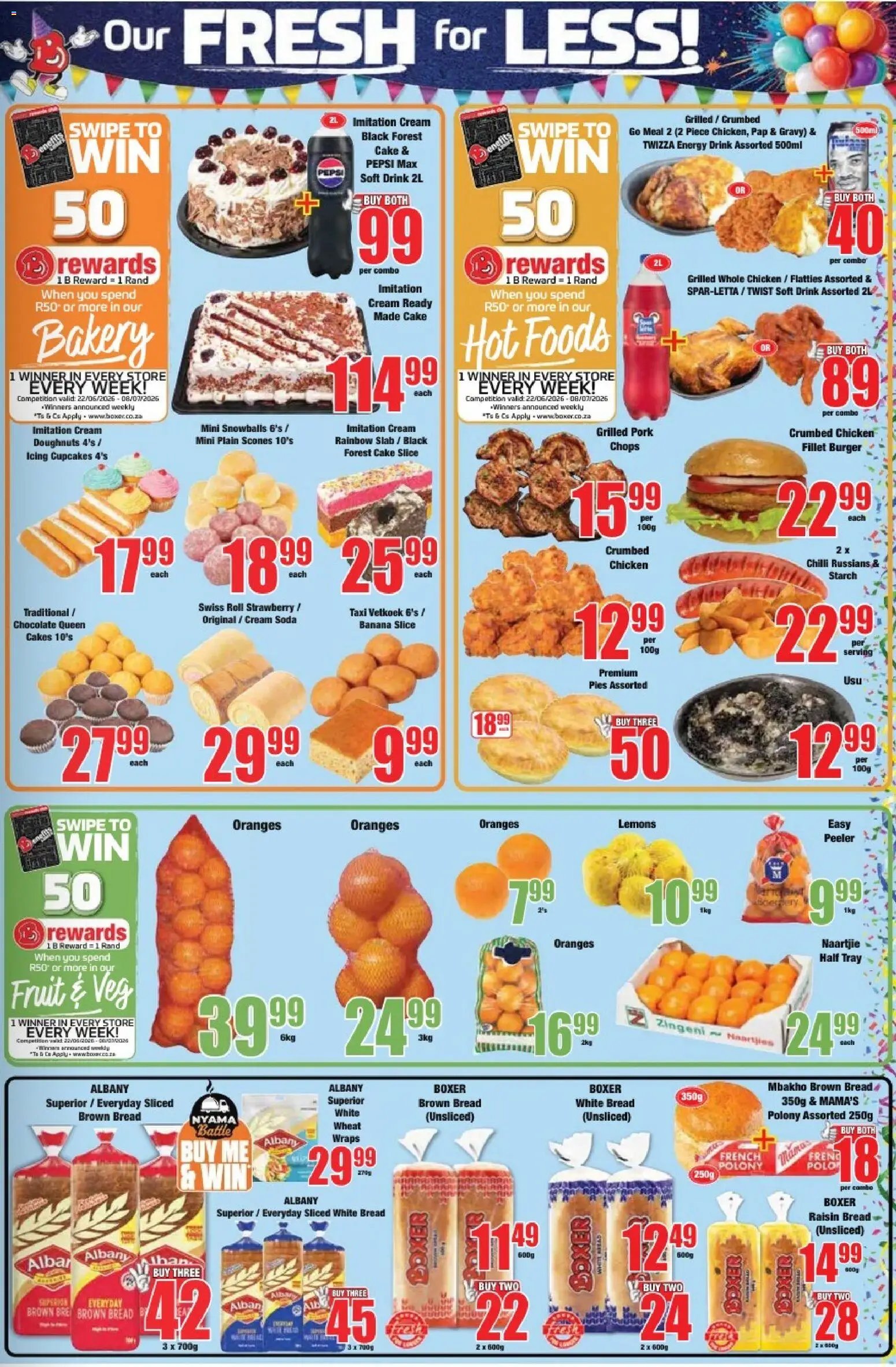 Boxer Eastern Cape - Specials