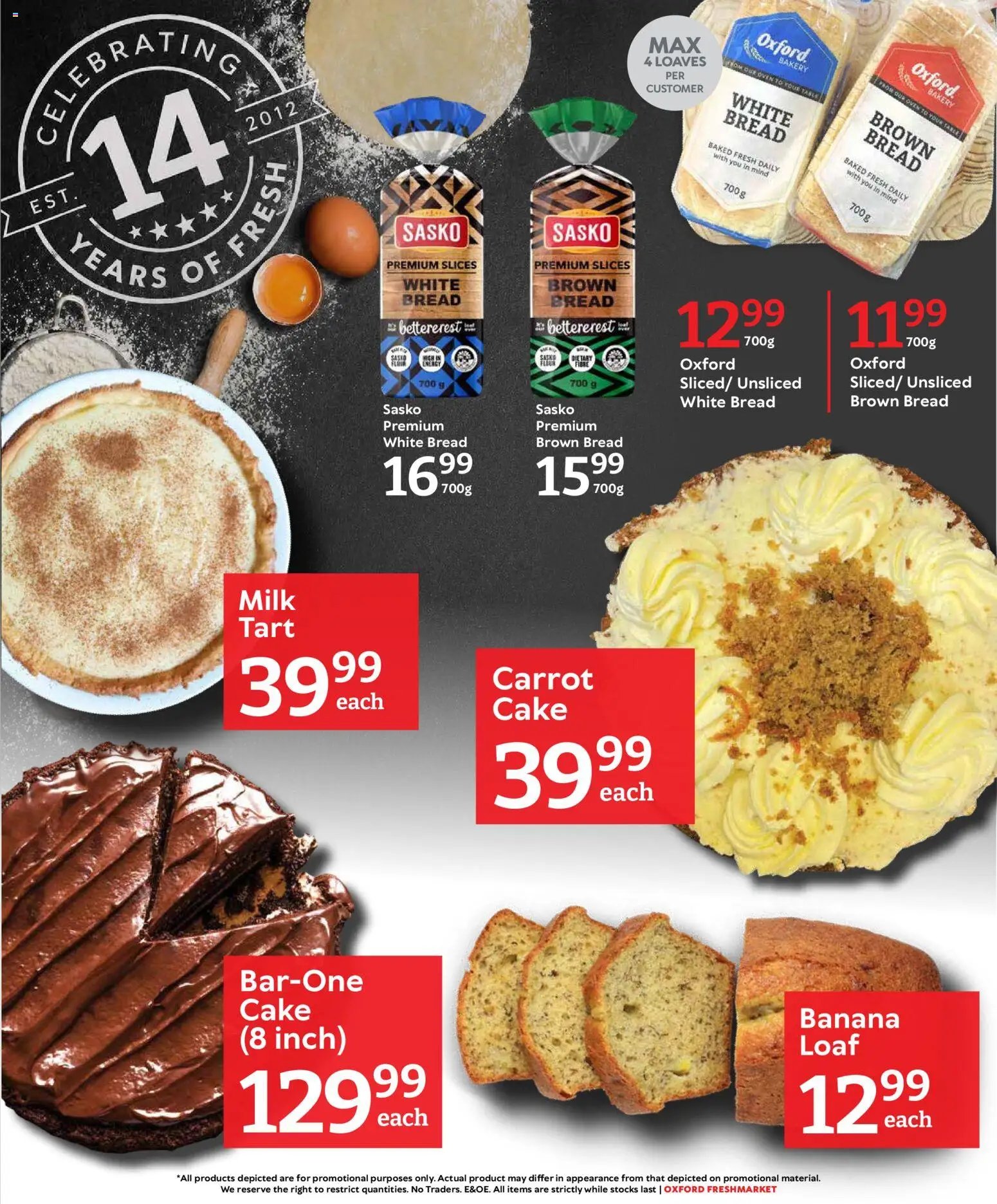 Oxford Freshmarket Specials
