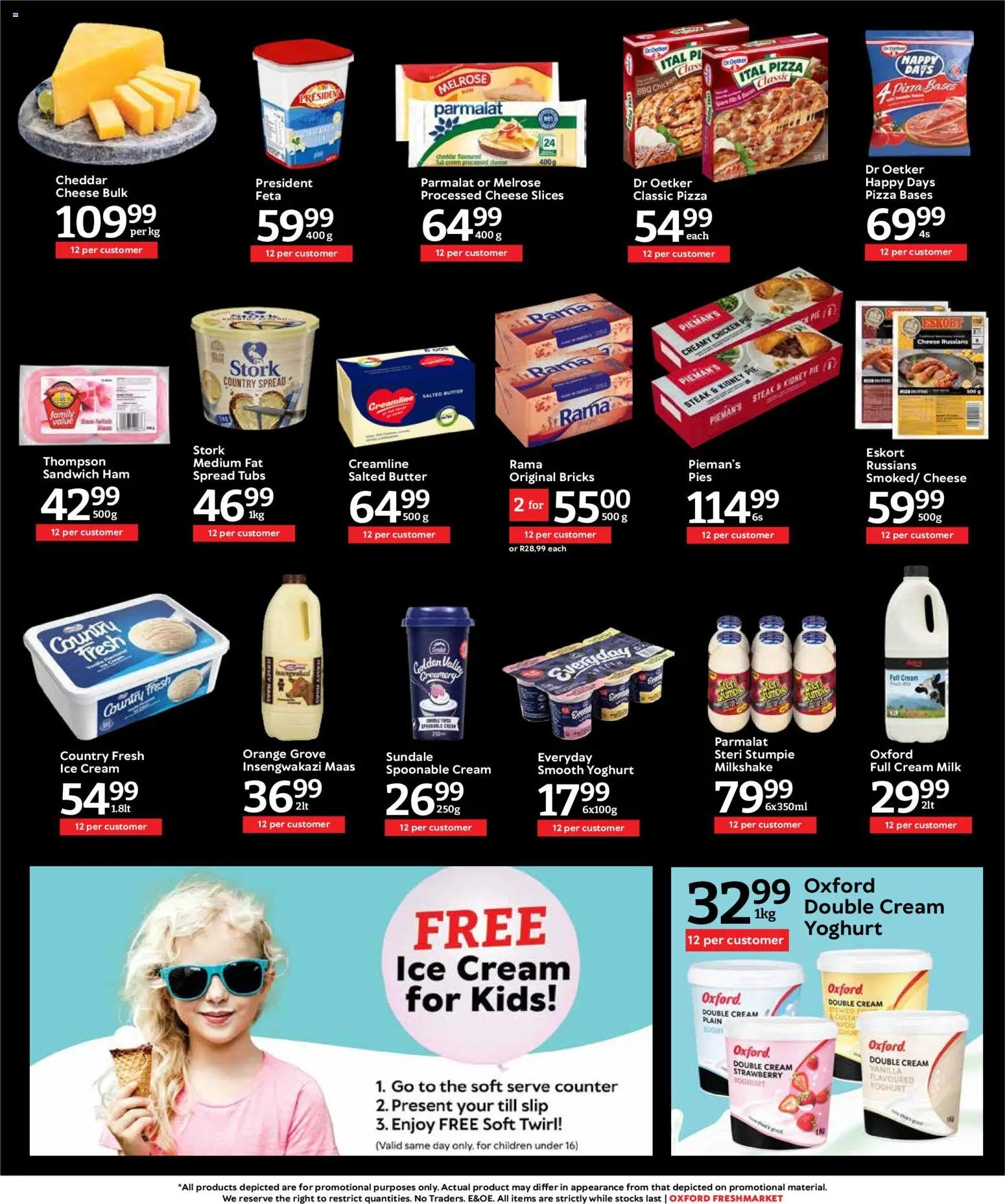 Oxford Freshmarket Specials