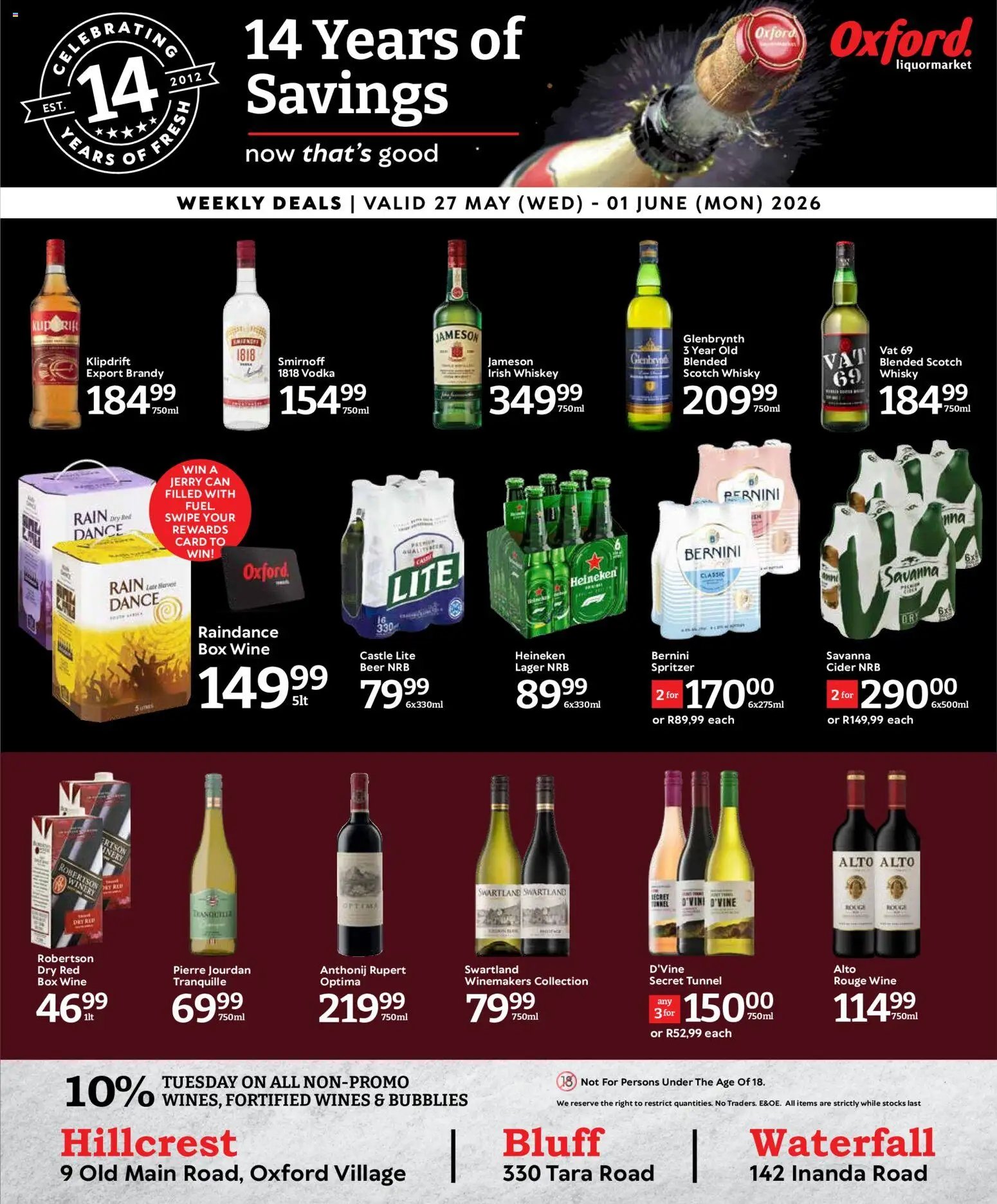 Oxford Freshmarket Specials