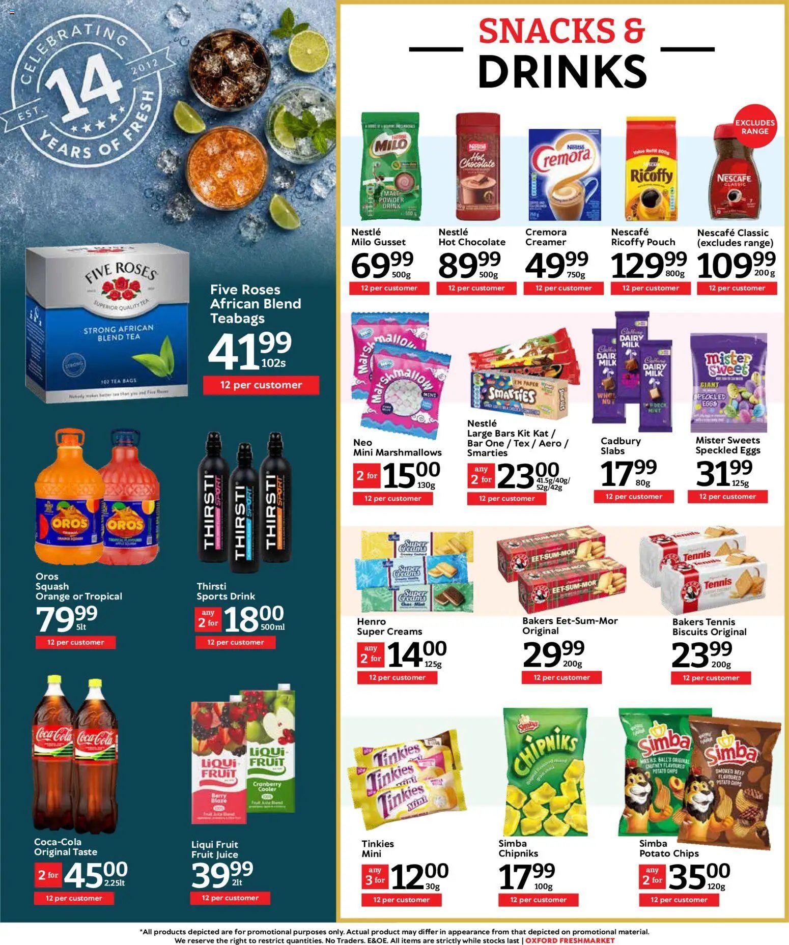 Oxford Freshmarket Specials