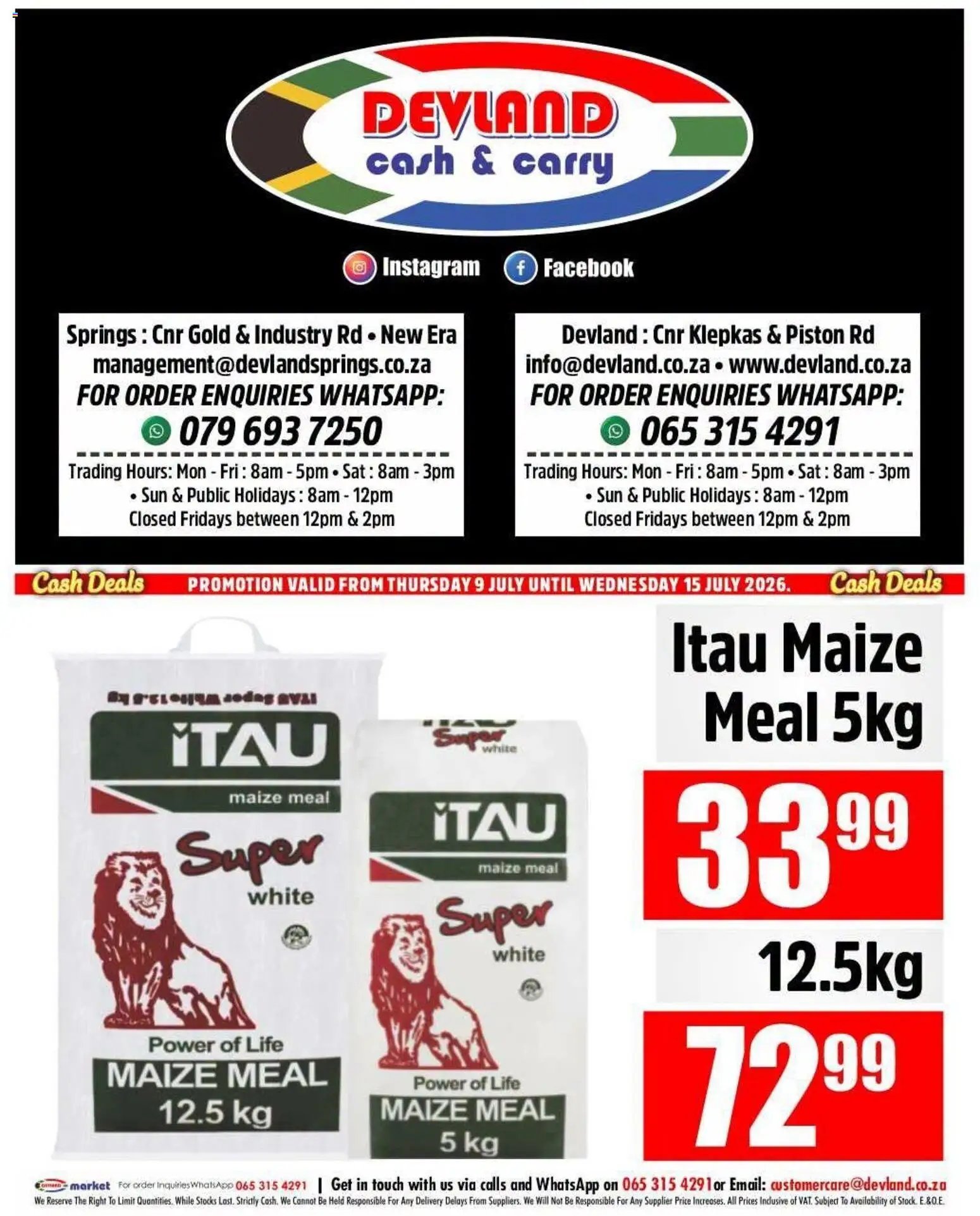 Devland Cash Deals