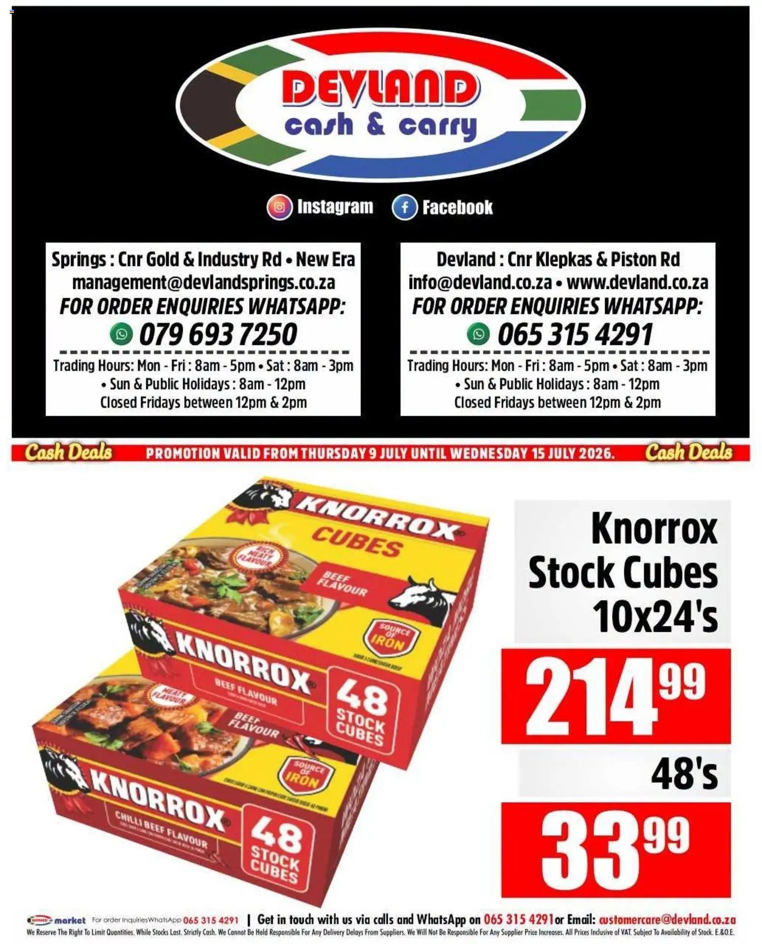 Devland Cash Deals