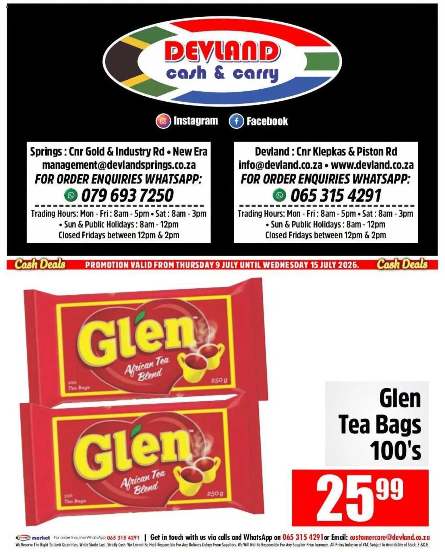 Devland Cash Deals