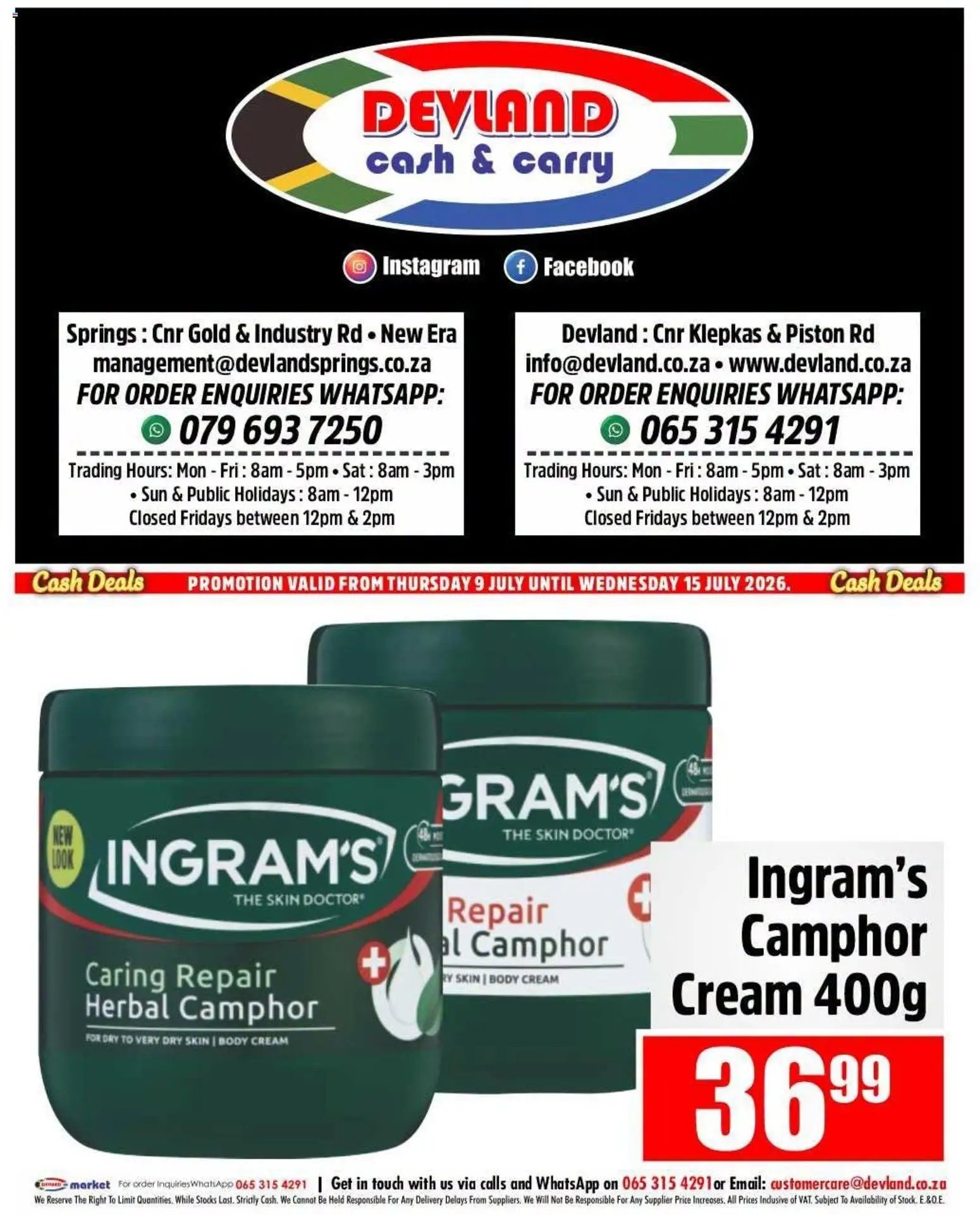 Devland Cash Deals