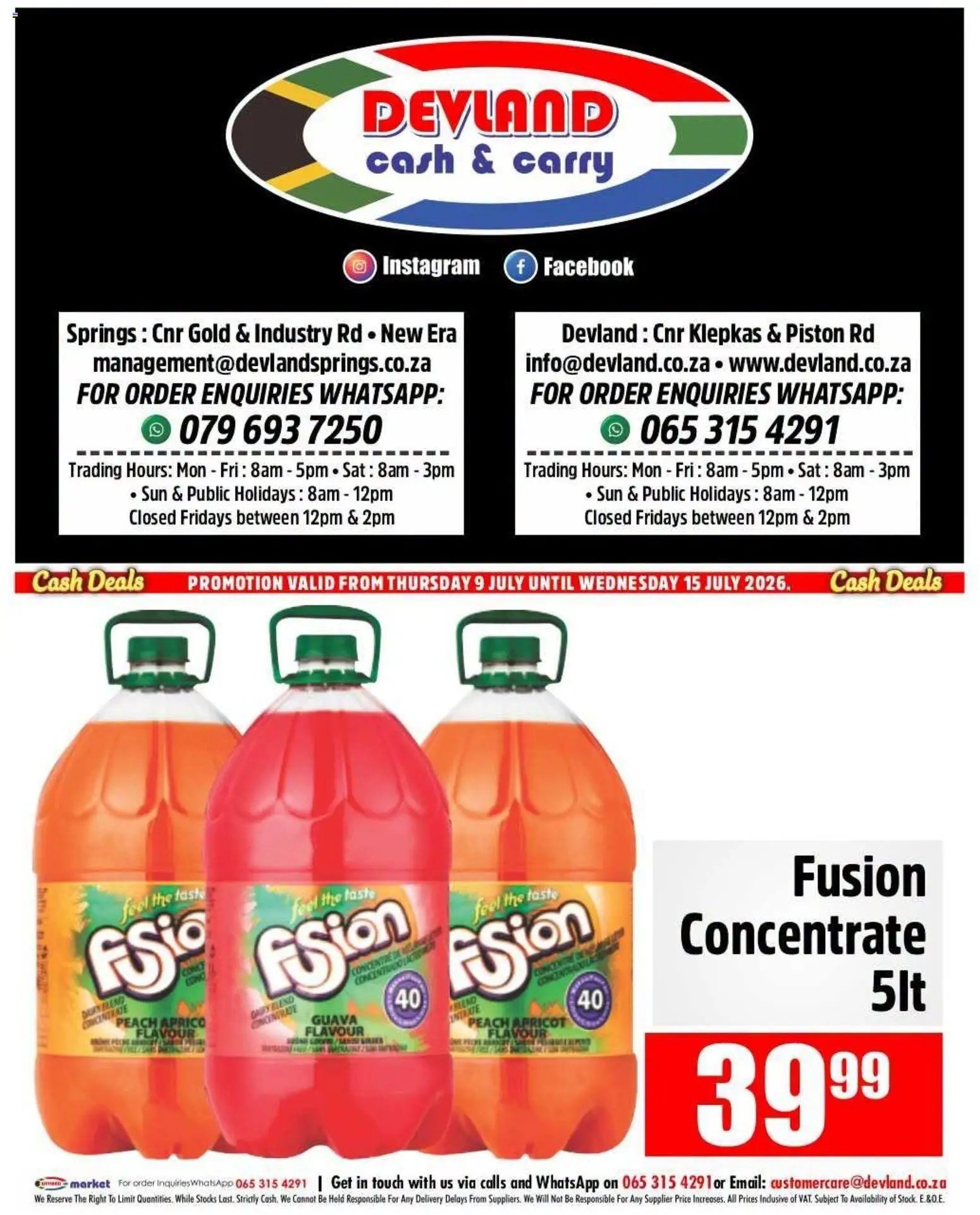 Devland Cash Deals