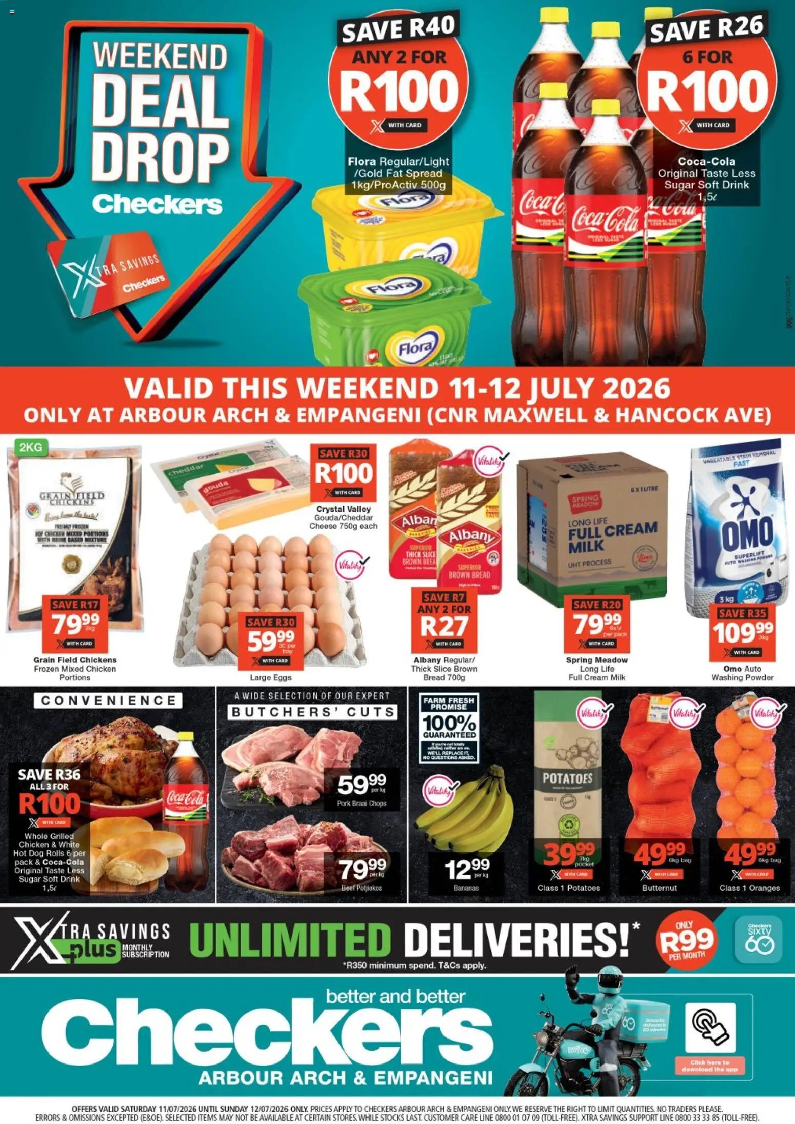 Checkers - Kwazulu Natal - Arbour Arch & Empangeni Weekend Deal Drop